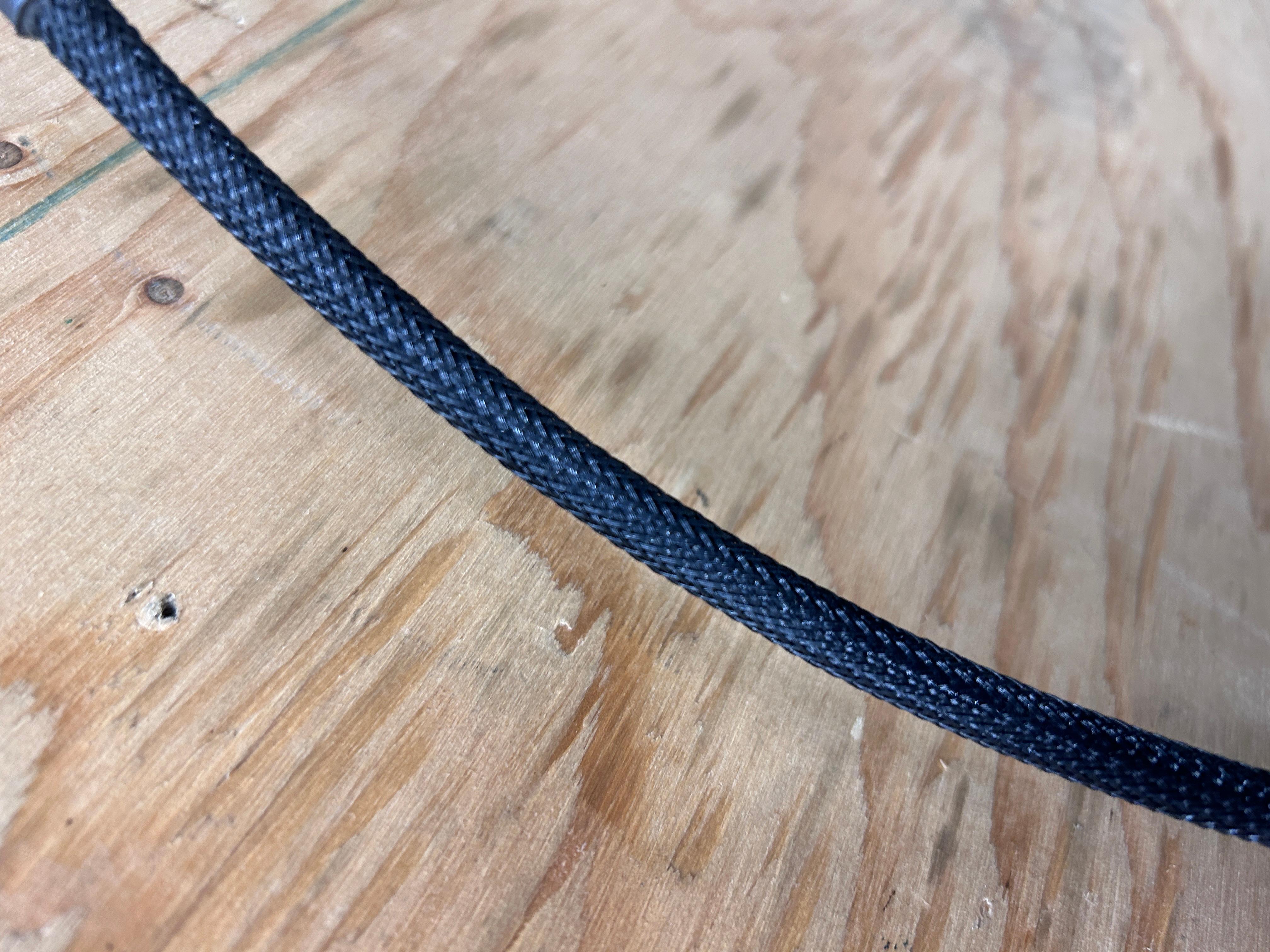 2no. 8ft braided pins cable - crimp eyes to fit Edison striplight - shipping inc Neuf - En vente à Leicester, Leicestershire