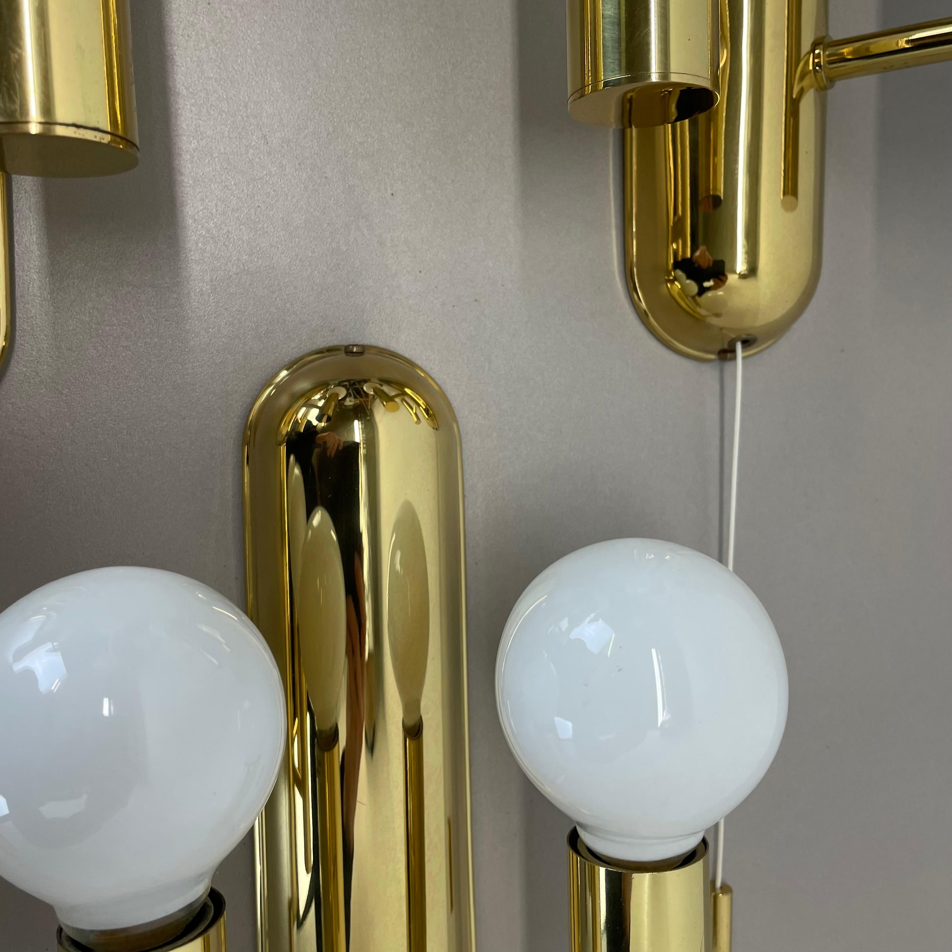 2 de 4 Aplique Pop Art Space Age BRASS de SÖLKEN Lights Alemania, años 80 en venta 3