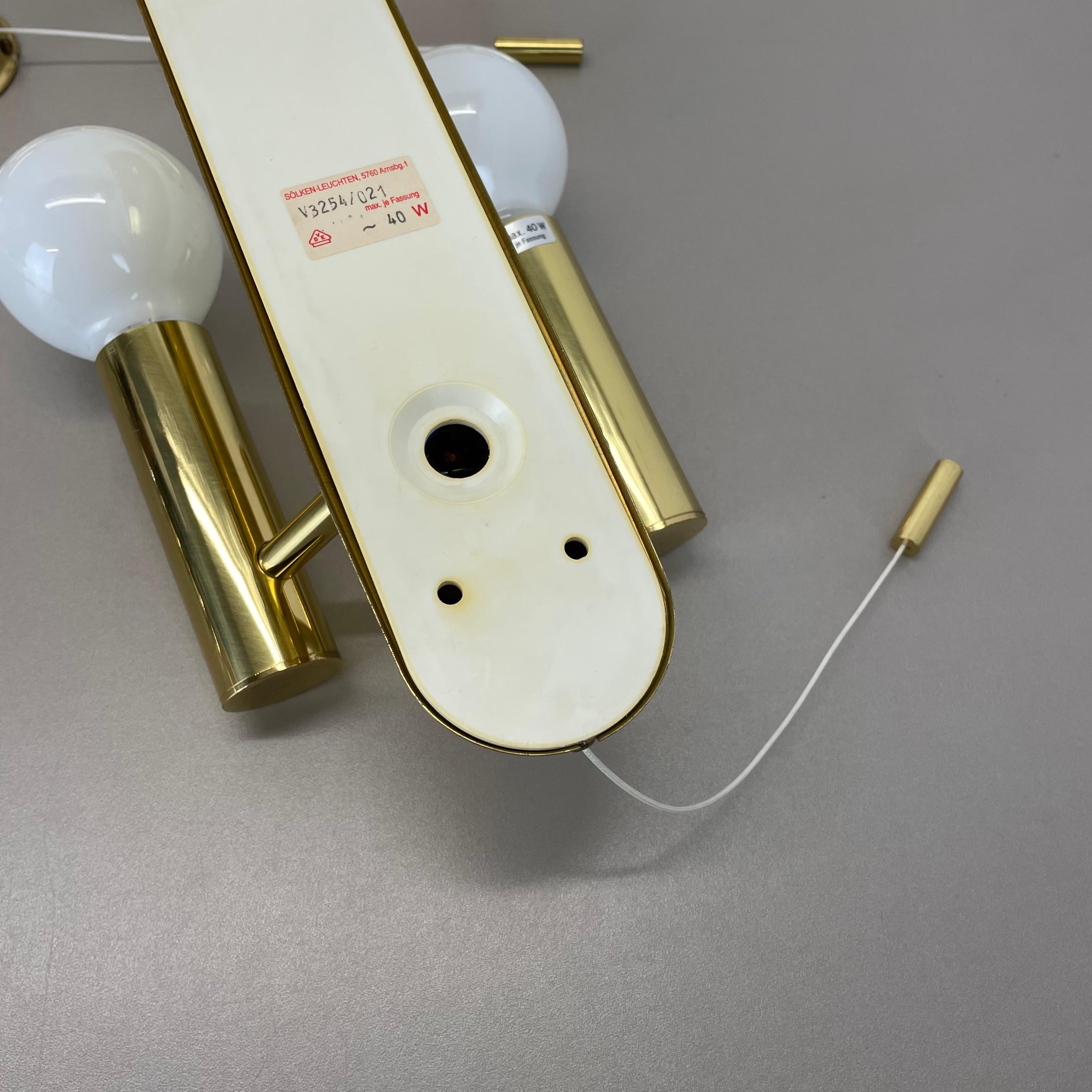 2 de 4 Aplique Pop Art Space Age BRASS de SÖLKEN Lights Alemania, años 80 en venta 13