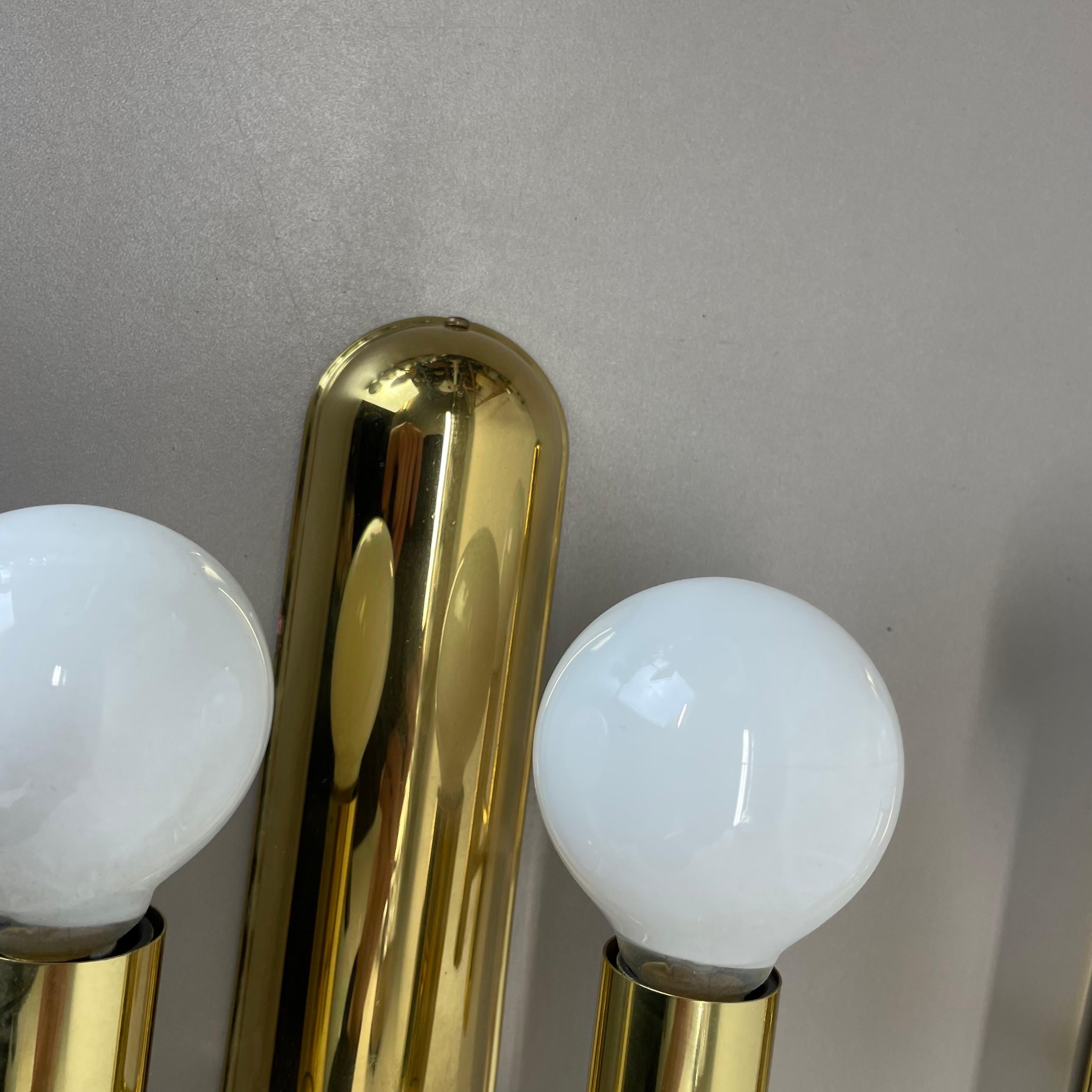 2 de 4 Aplique Pop Art Space Age BRASS de SÖLKEN Lights Alemania, años 80 Metal en venta