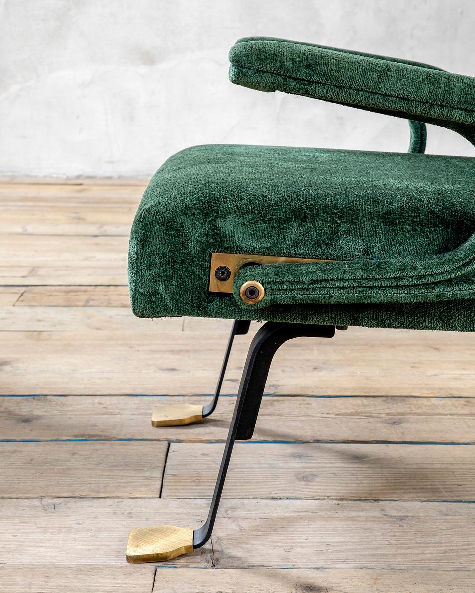 2Siècle, Ignazio Gardella Paire de fauteuils mod. Digamma pour Gavina, années 1950 Bon état - En vente à Turin, Turin