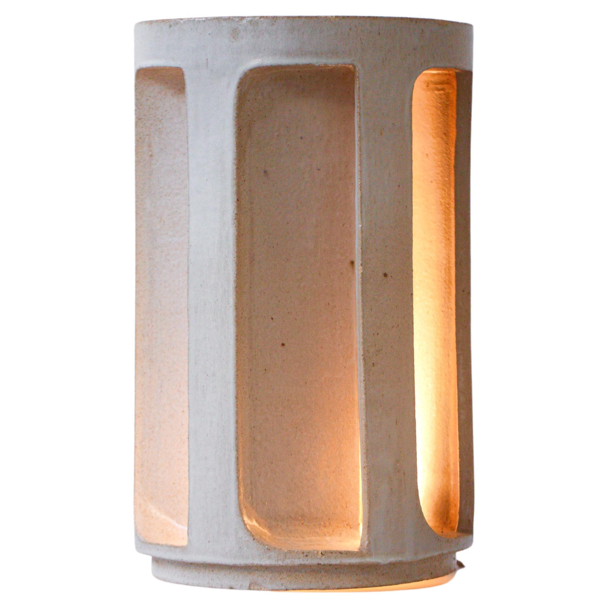 Lampe de table en céramique post-moderne du XXe siècle par Pierre Bareff