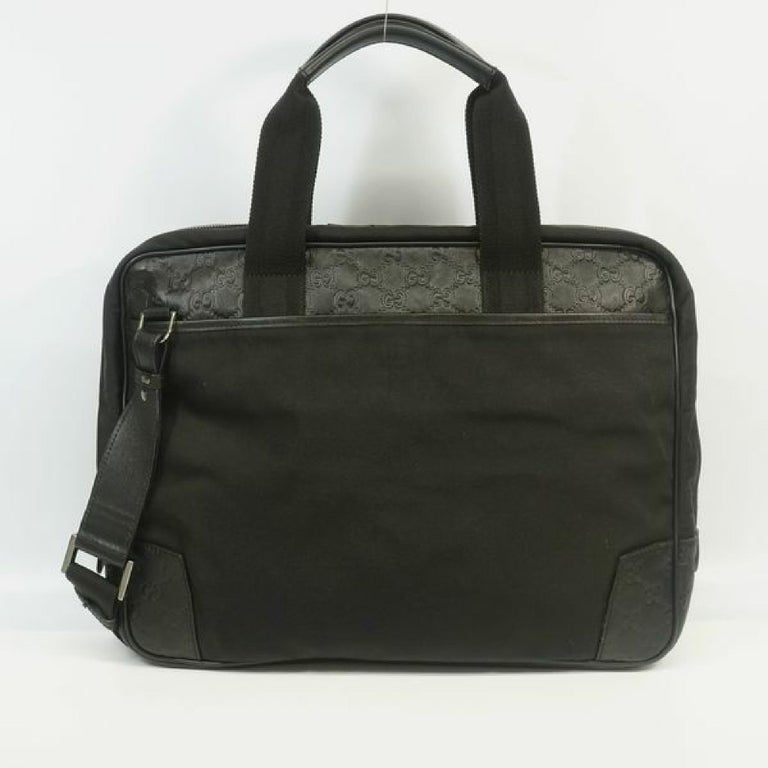 2WAY Mens business bag 162793 black Leather For Sale at 1stdibs
