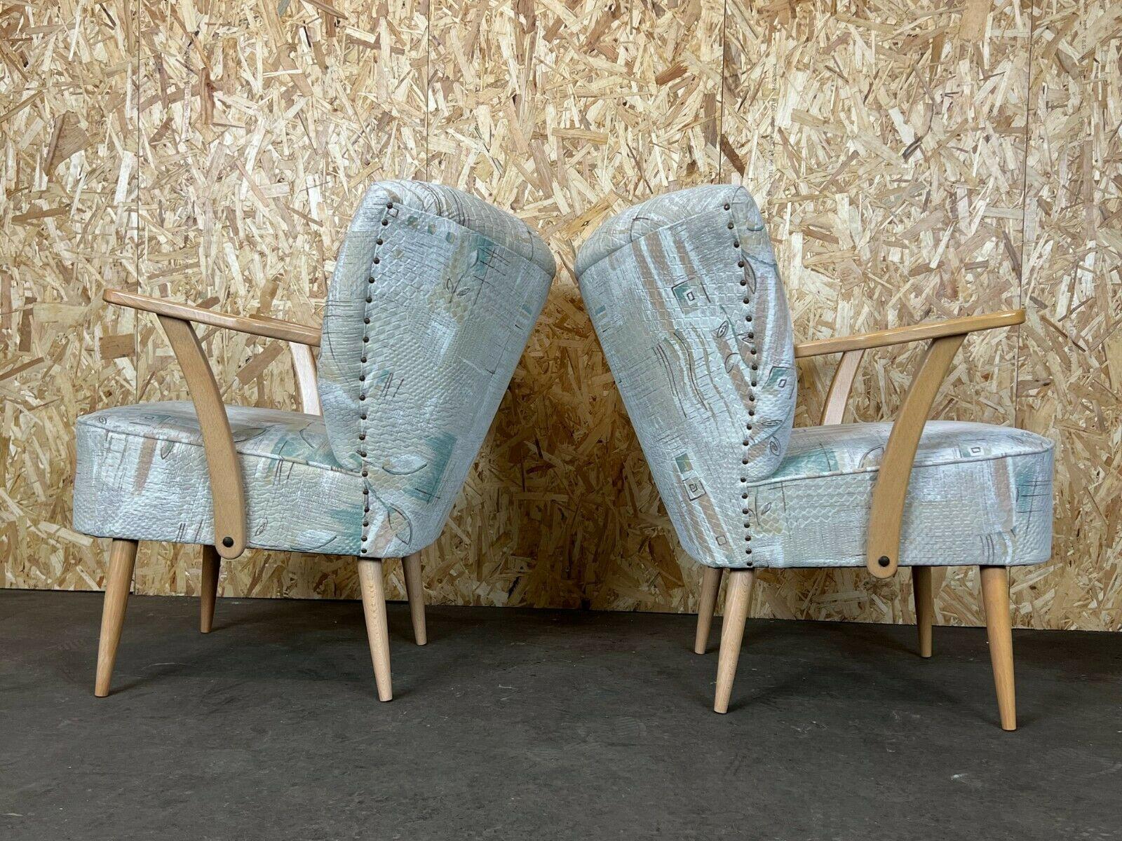 2x 60er Jahre 50er Jahre Cocktail-Sessel Easy Chair Mid Century Design 1