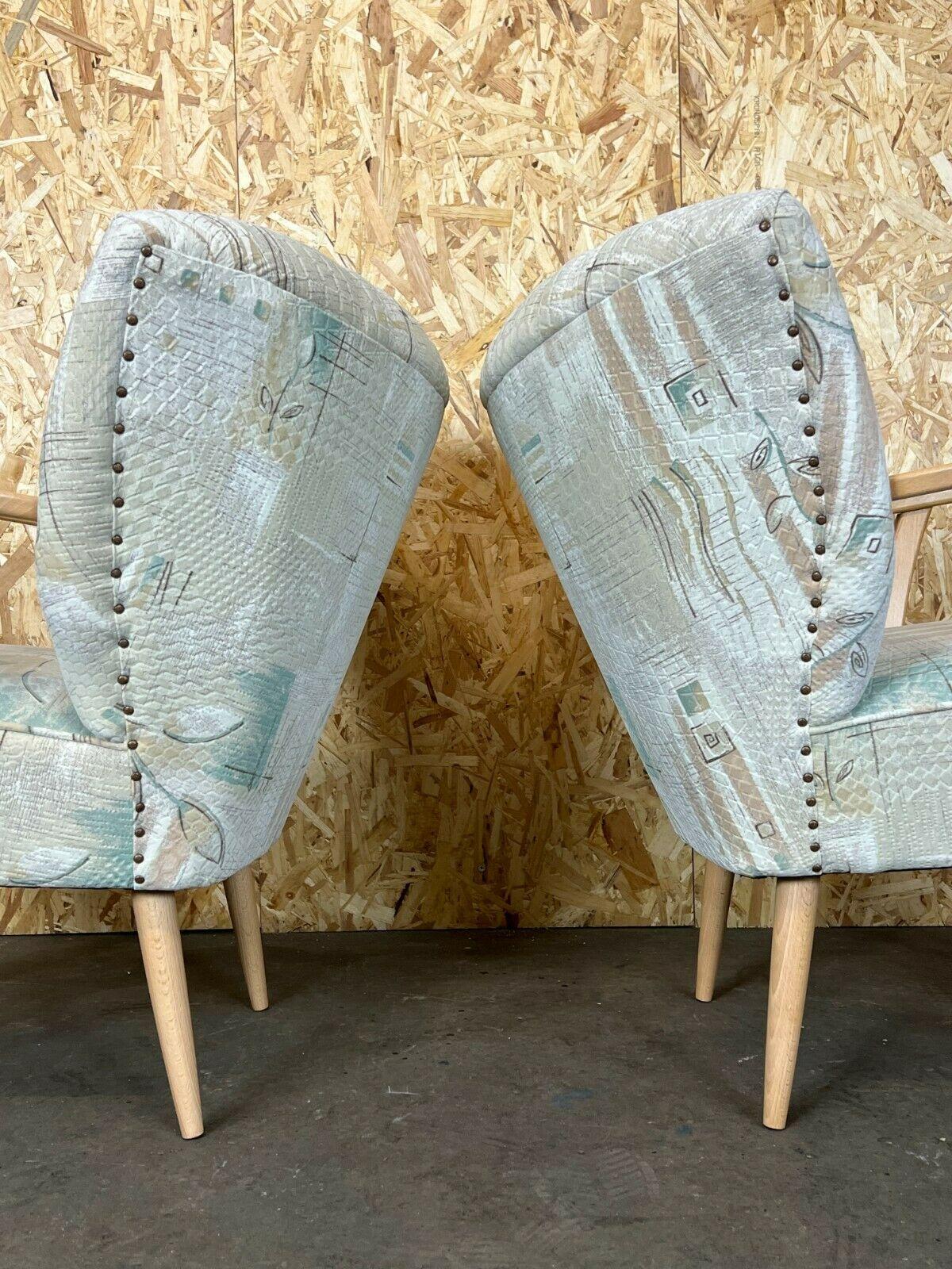 2x 60er Jahre 50er Jahre Cocktail-Sessel Easy Chair Mid Century Design 2