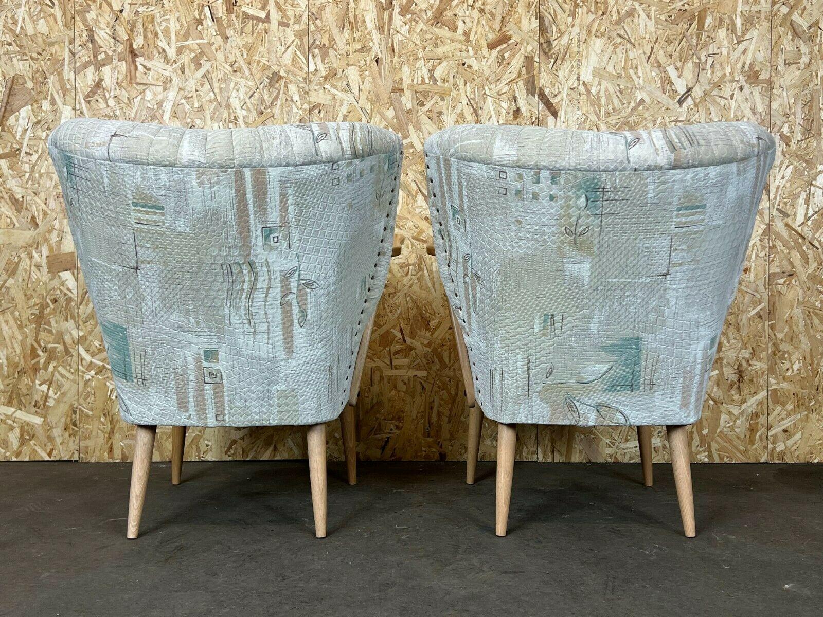 2x 60er Jahre 50er Jahre Cocktail-Sessel Easy Chair Mid Century Design 4
