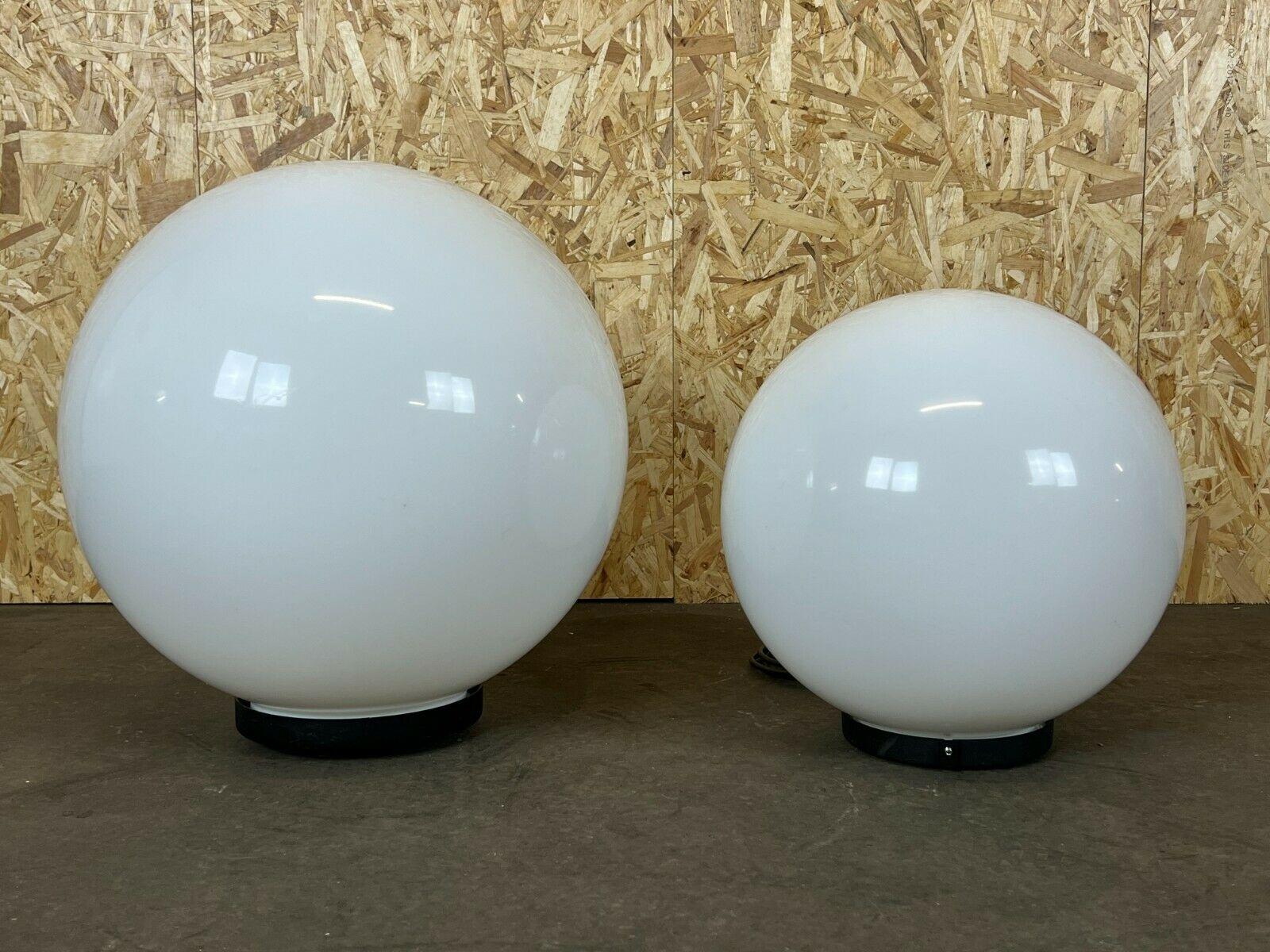 2x 60s 70s Ball and Ball Ball Lamp Lampadaire Acrilico Pmma Made in Italy Design/One 60s en vente 3