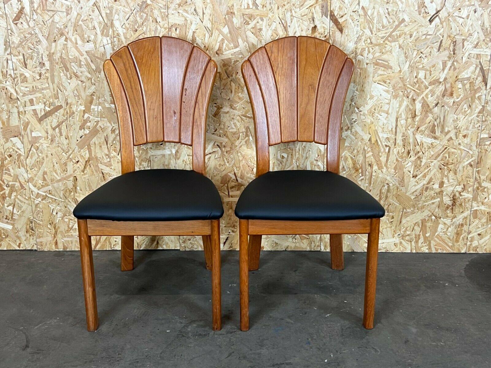 2x 60s 70s chairs dining chair Danish Teak Danish Design Denmark

Object: 2x chair

Manufacturer:

Condition: good - vintage

Age: around 1960-1970

Dimensions:

50cm x 56cm x 95.5cm
Seat height = 45cm

Other notes:

The pictures