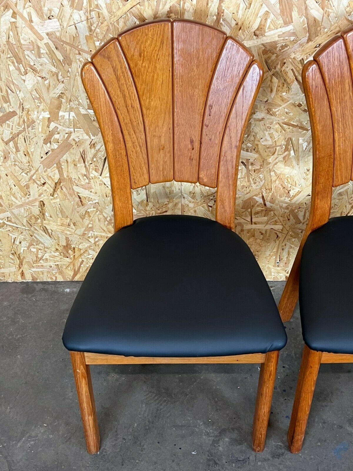 Late 20th Century 2x 60s 70s chairs dining chair Danish Teak Danish Design Denmark