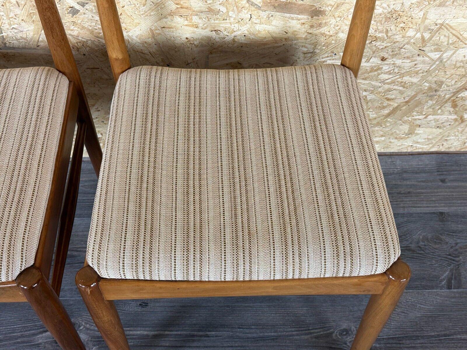 2x 60s 70s dining chair chaise de salle à manger mid century Danish modern design en vente 4