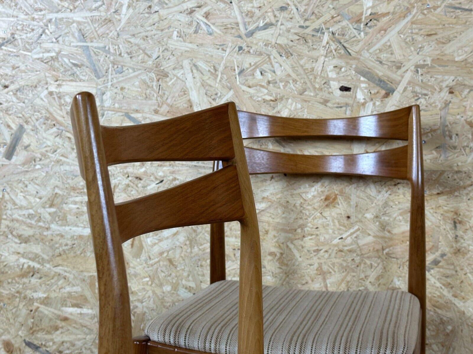 2x 60s 70s dining chair chaise de salle à manger mid century Danish modern design en vente 13
