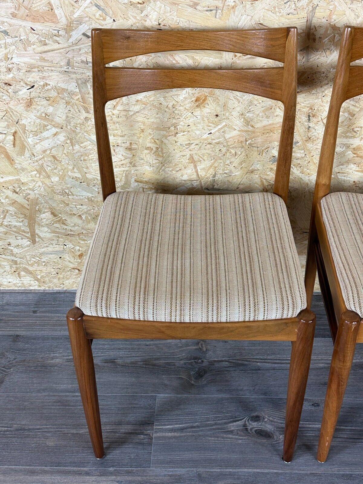 2x 60s 70s dining chair chaise de salle à manger mid century Danish modern design en vente 1