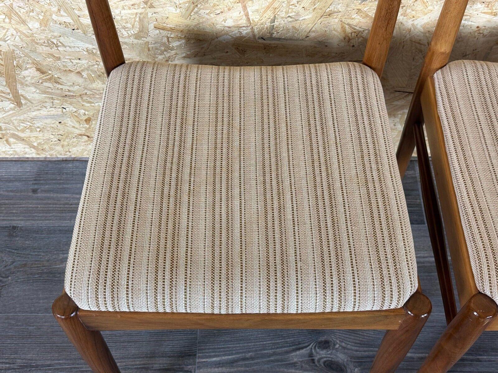 2x 60s 70s dining chair chaise de salle à manger mid century Danish modern design en vente 3