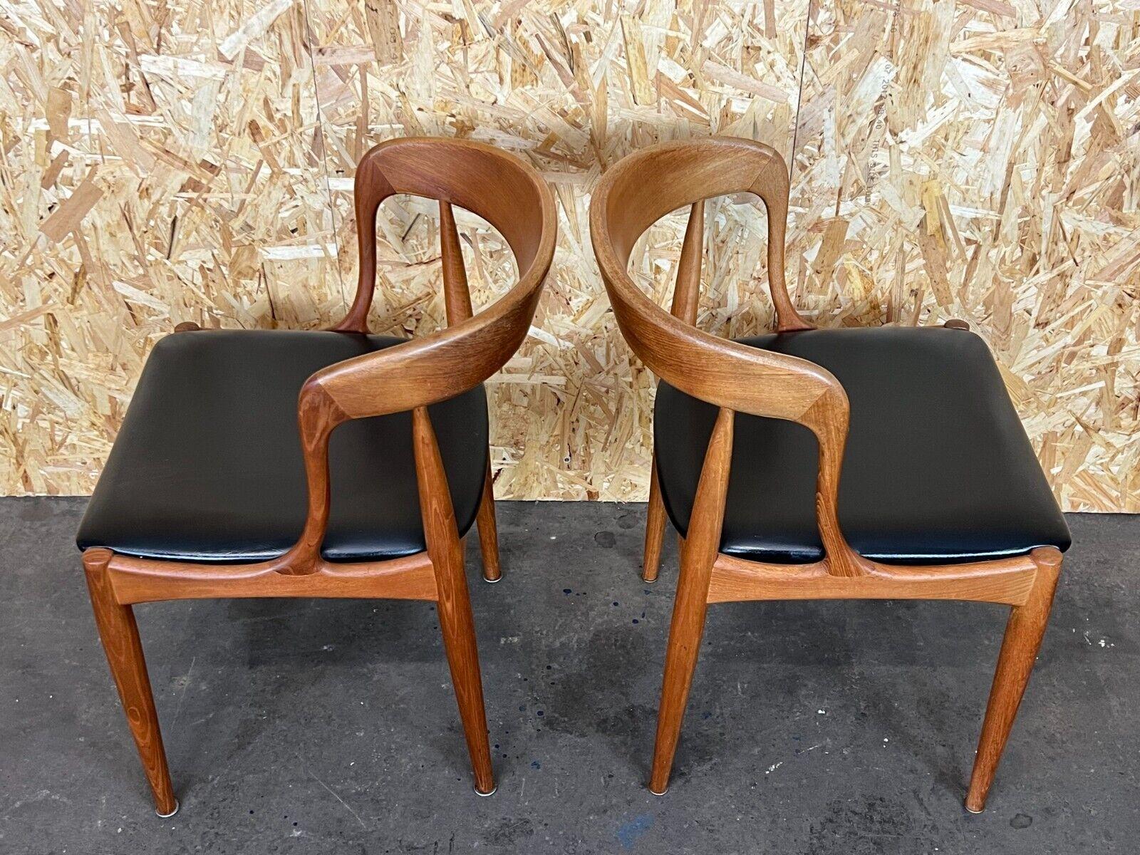 2x 1960s-1970s Dining Chair Johannes Andersen for Uldum Danish Design 11