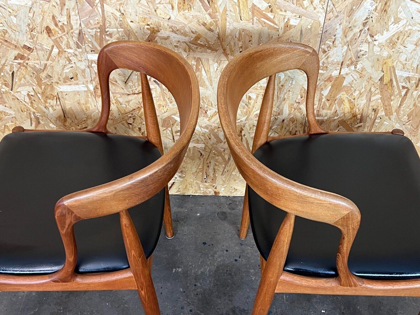 2x 1960s-1970s Dining Chair Johannes Andersen for Uldum Danish Design 14