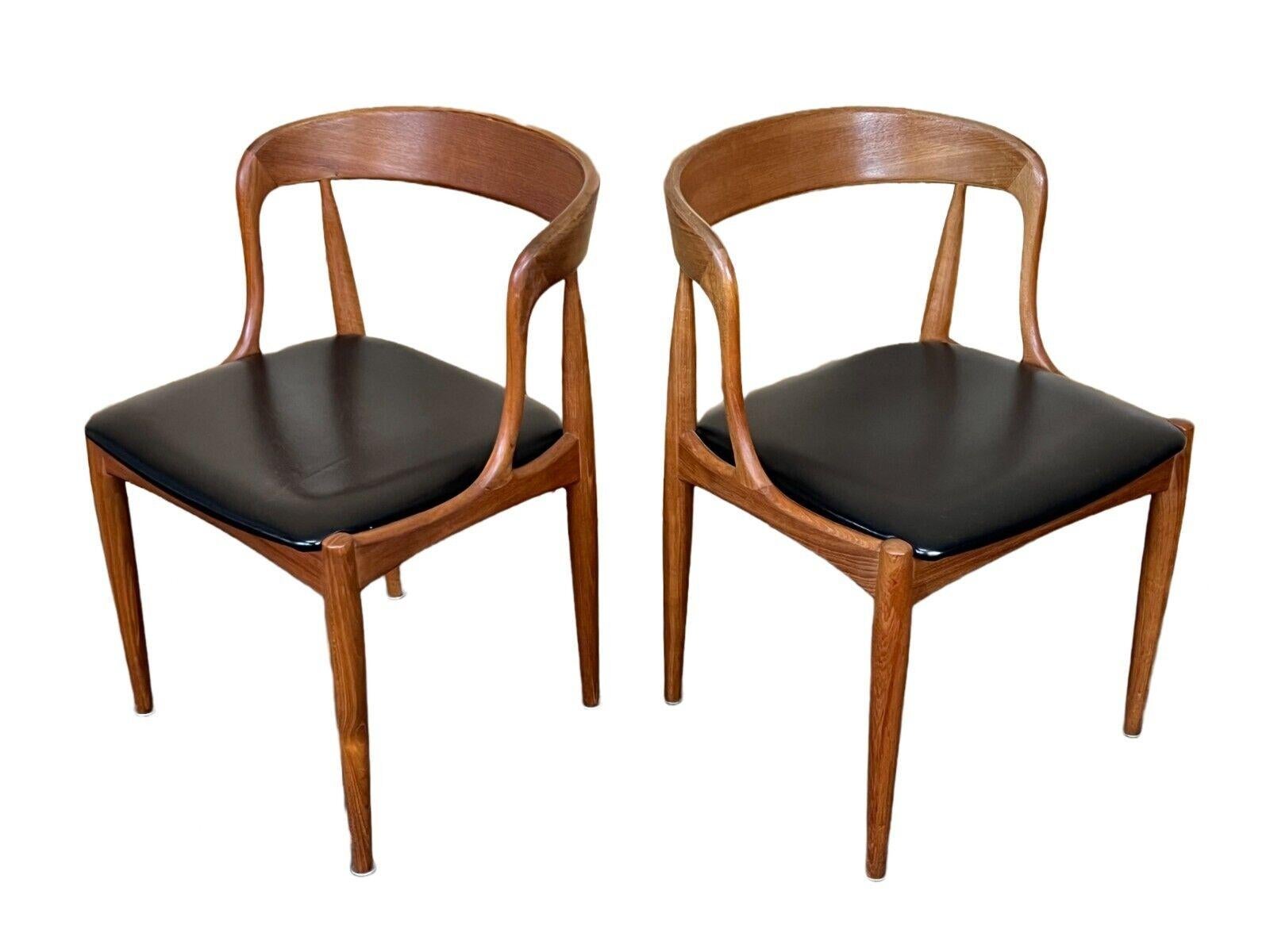 2x 1960s-1970s Dining Chair Johannes Andersen for Uldum Danish design

Object: 2x chair

Manufacturer: Uldum

Condition: good

Age: around 1960-1970

Dimensions:

Width = 50cm
Depth = 55cm
Height = 72cm
Seat height = 43.5cm

Other