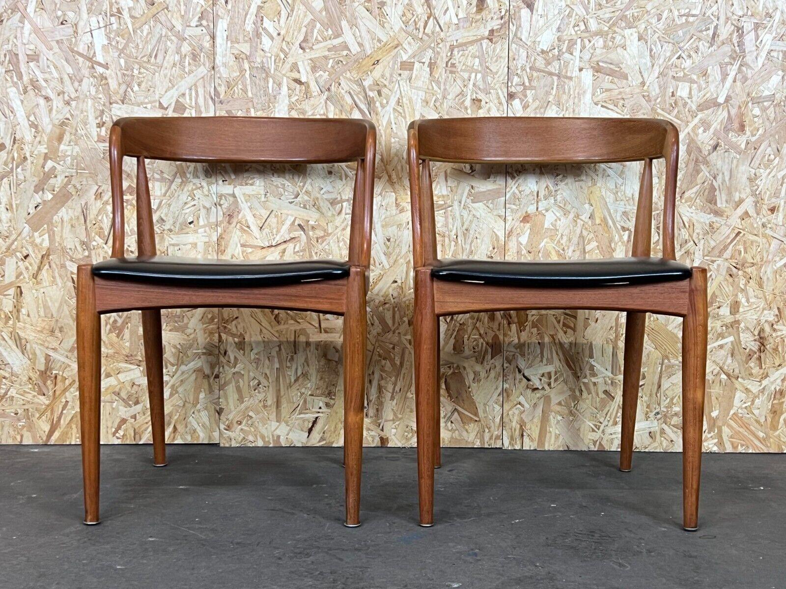 2x 1960s-1970s Dining Chair Johannes Andersen for Uldum Danish Design In Good Condition In Neuenkirchen, NI