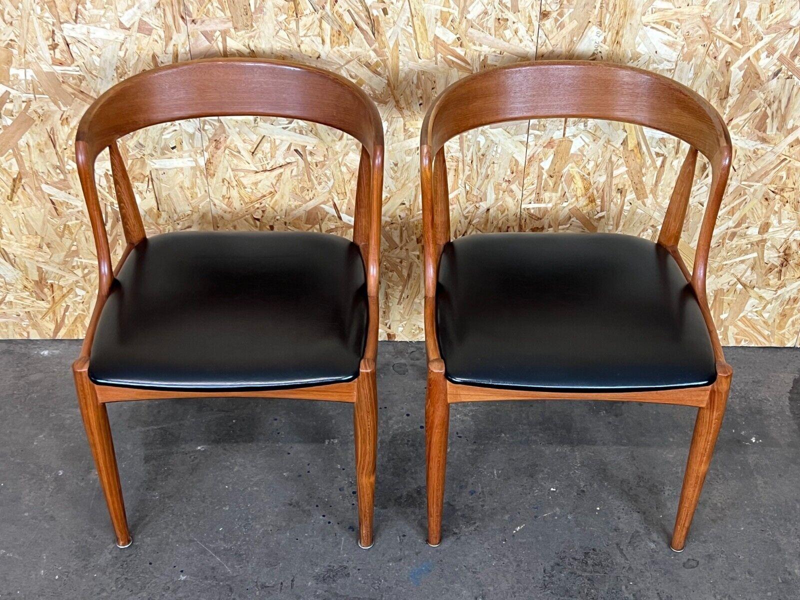 Late 20th Century 2x 1960s-1970s Dining Chair Johannes Andersen for Uldum Danish Design