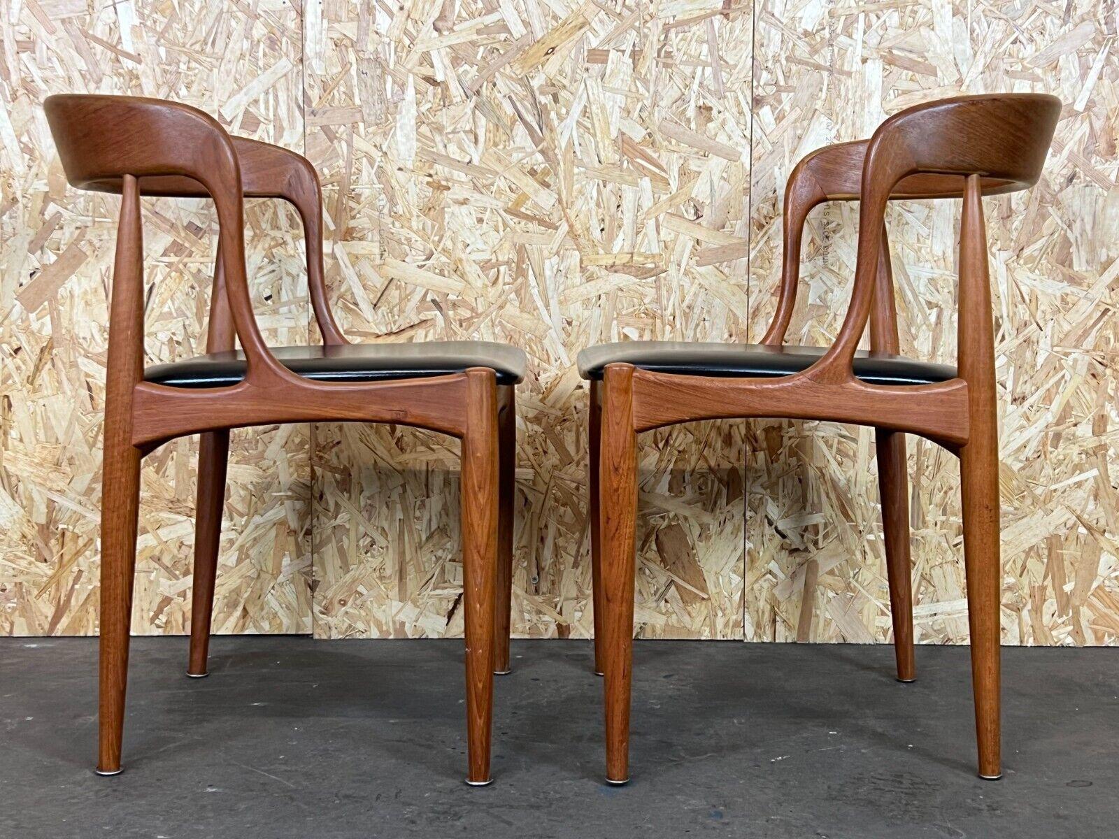2x 1960s-1970s Dining Chair Johannes Andersen for Uldum Danish Design 4