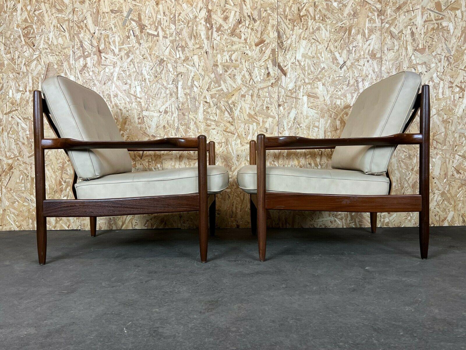 2x 60s 70s easy chair lounge chair Danish Modern Design 70s 60s

Object: 2x Easy Chair

Manufacturer:

Condition: good - vintage

Age: around 1960-1970

Dimensions:

76.5cm x 84cm x 81cm
Seat height = 41cm

Other notes:

The