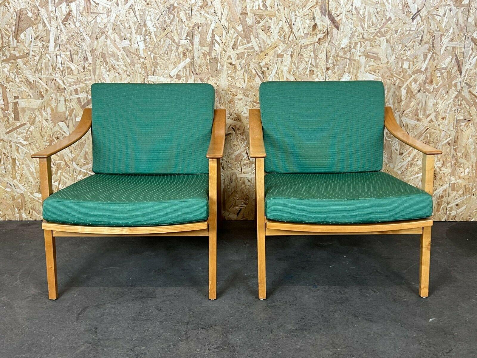 European 2x 60s 70s Easy Chair Lounge Chair Danish Modern Design