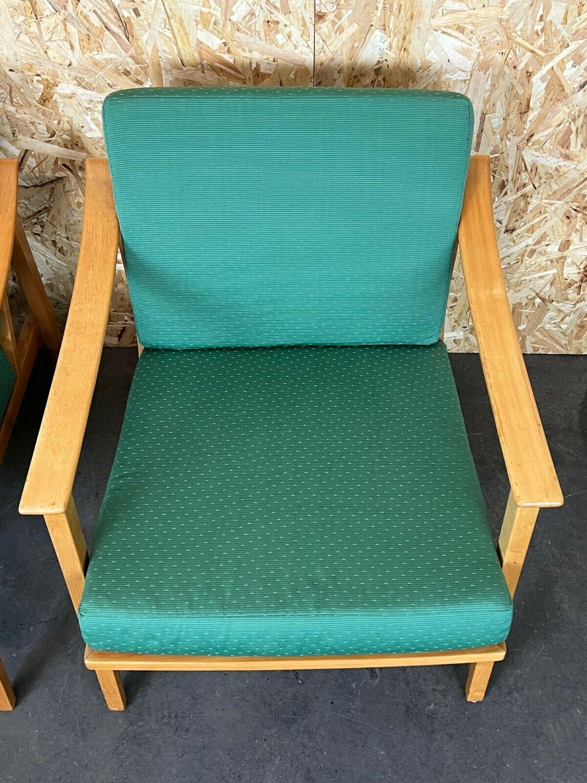 2x 60s 70s Easy Chair Lounge Chair Danish Modern Design 1