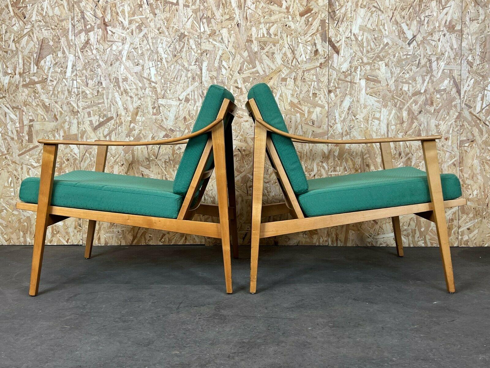2x 60s 70s Easy Chair Lounge Chair Danish Modern Design 2