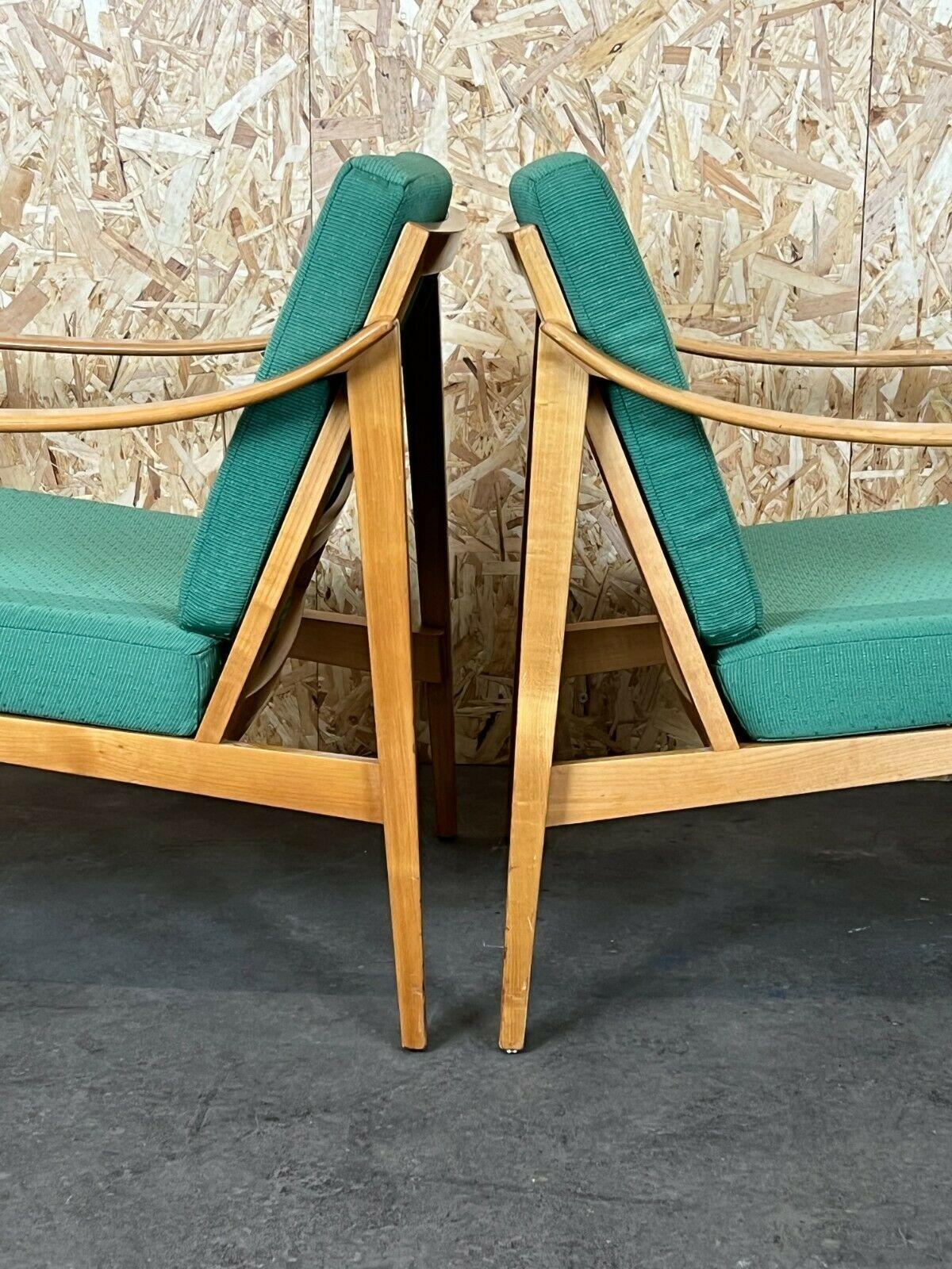 2x 60s 70s Easy Chair Lounge Chair Danish Modern Design 3
