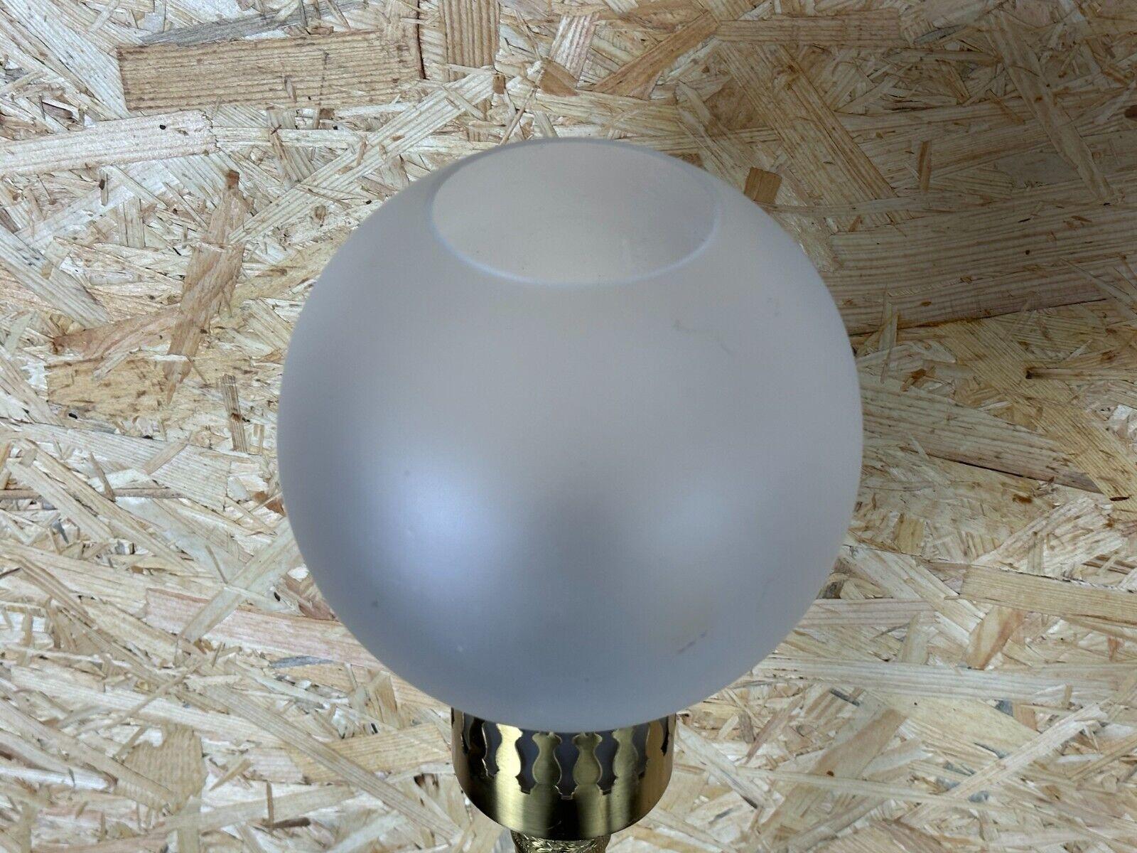 2x 60s 70s lamp light wall lamp glass & brass space age design For Sale 2