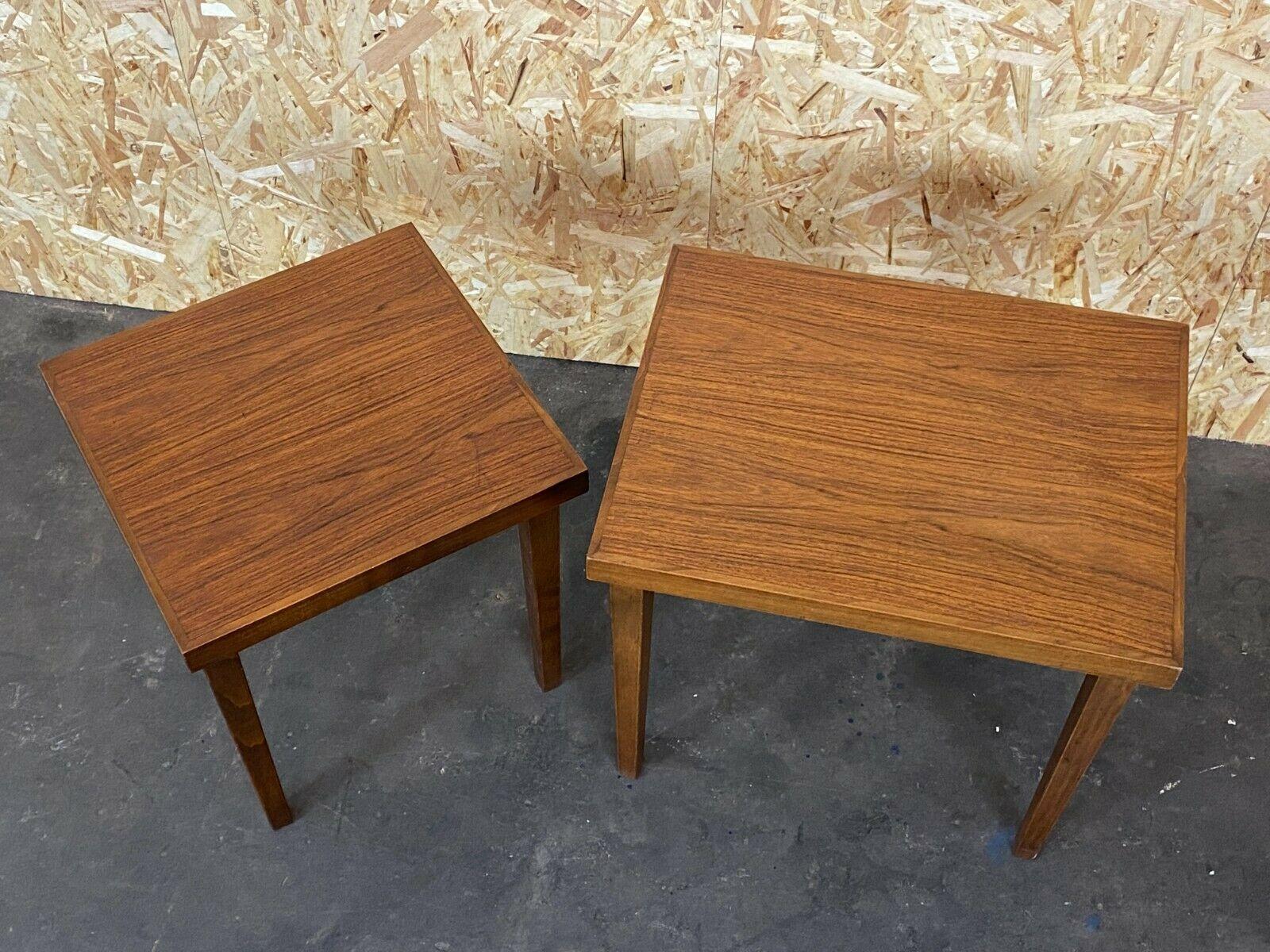 2x 60s 70s Side Table Danish Modern Design For Sale 1