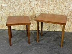 2x 60s 70s Side Table Danish Modern Design