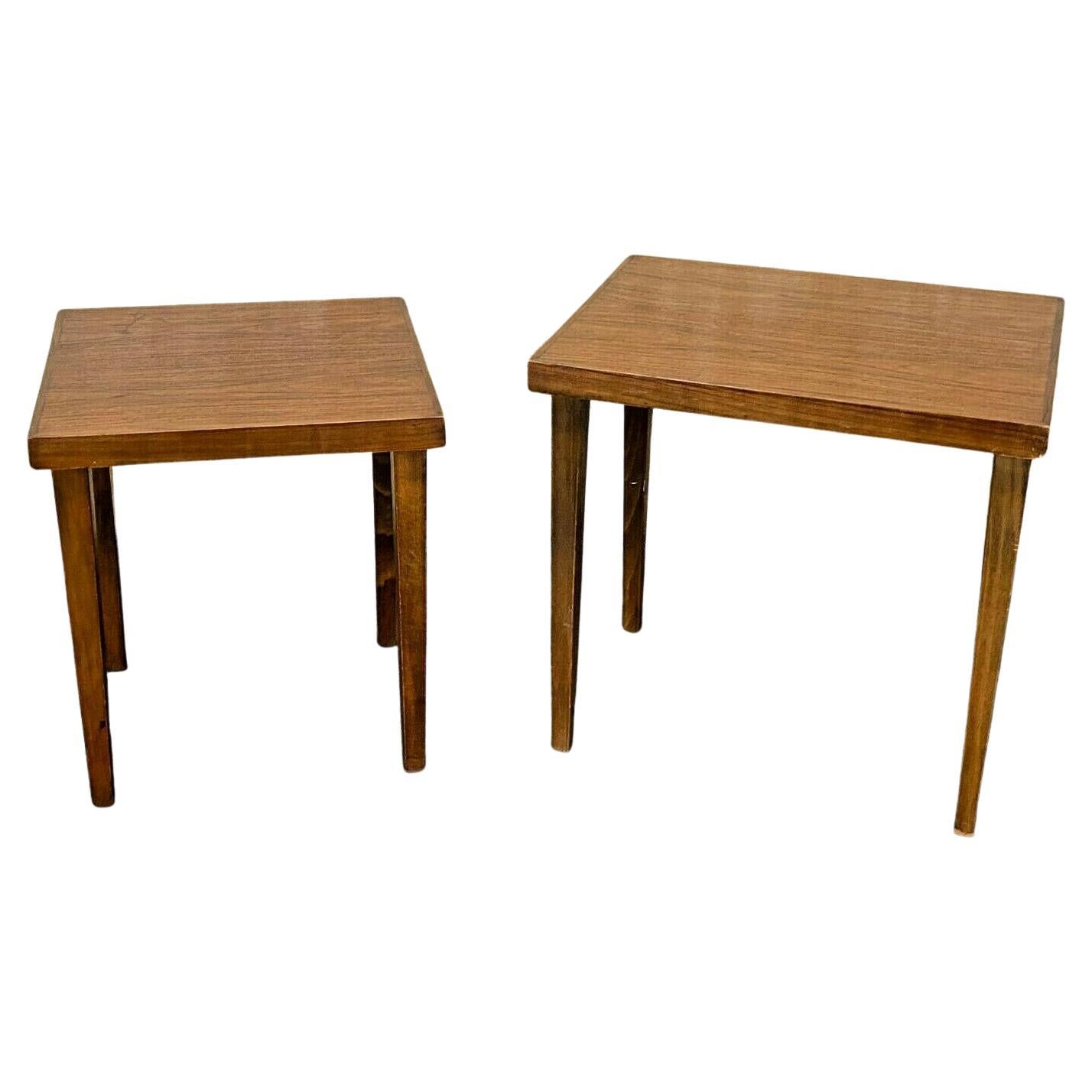 2x 60s 70s Side Table Danish Modern Design