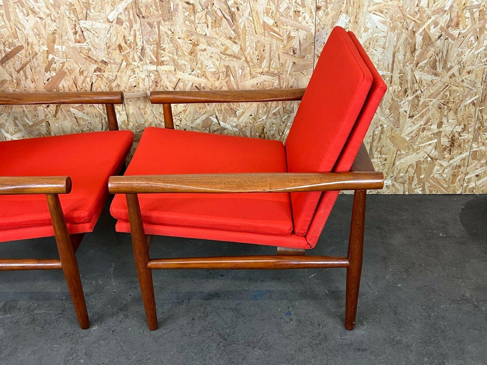 2x Poltrone anni '60-'70 in teak Poltrone Kai Lyngfeld Larsen Søborg Møbler Danese anni '60 in vendita 4