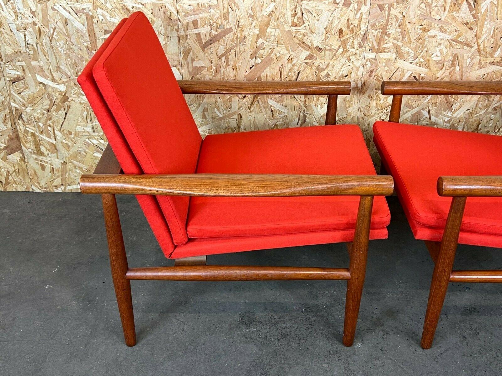 2 fauteuils en teck Kai Lyngfeld Larsen Sborg Mbler, Danemark, années 60/70 en vente 3