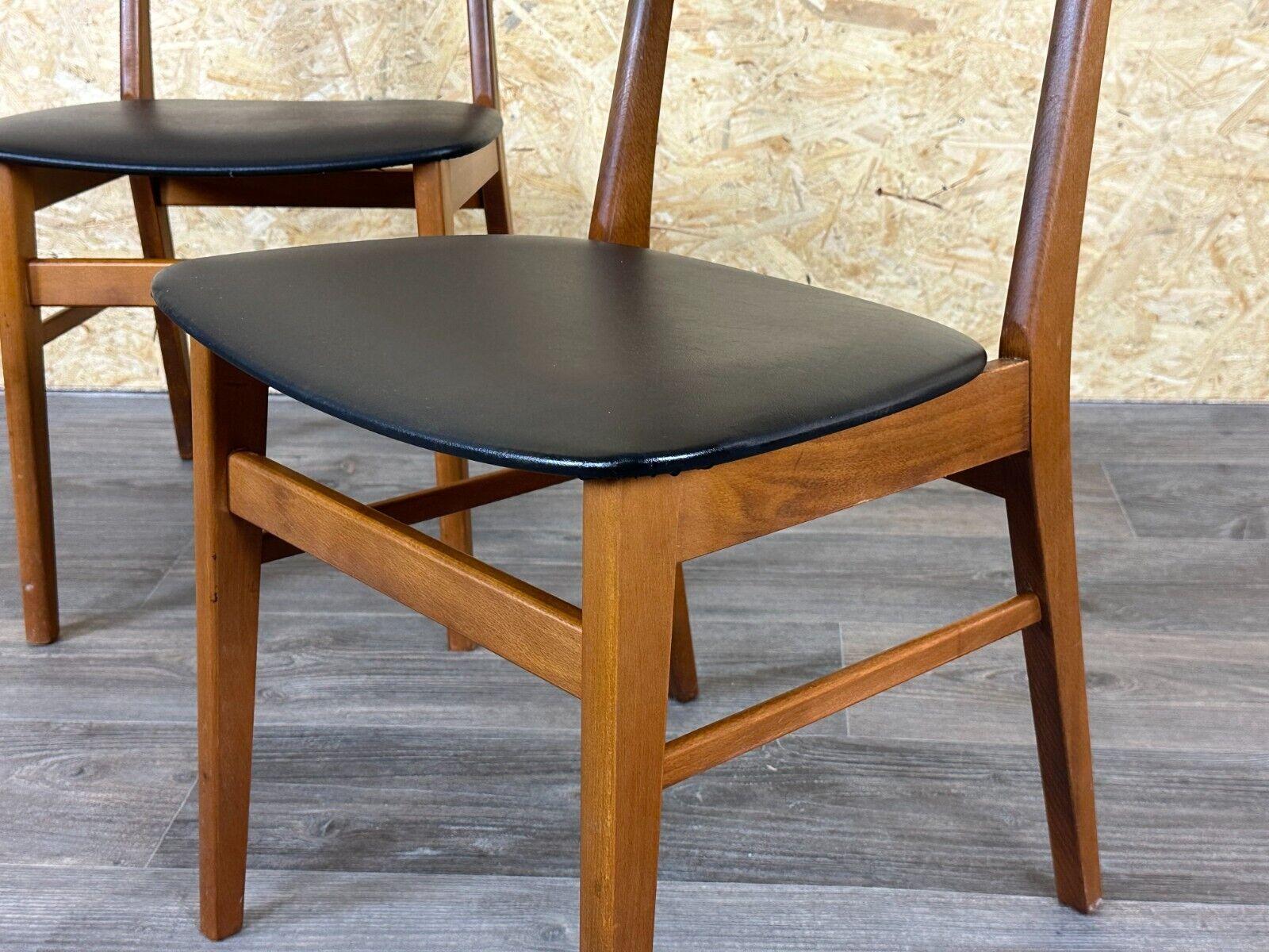 2x 60s 70s teak dining chair by Farstrup Møbler Made in Denmark For Sale 5