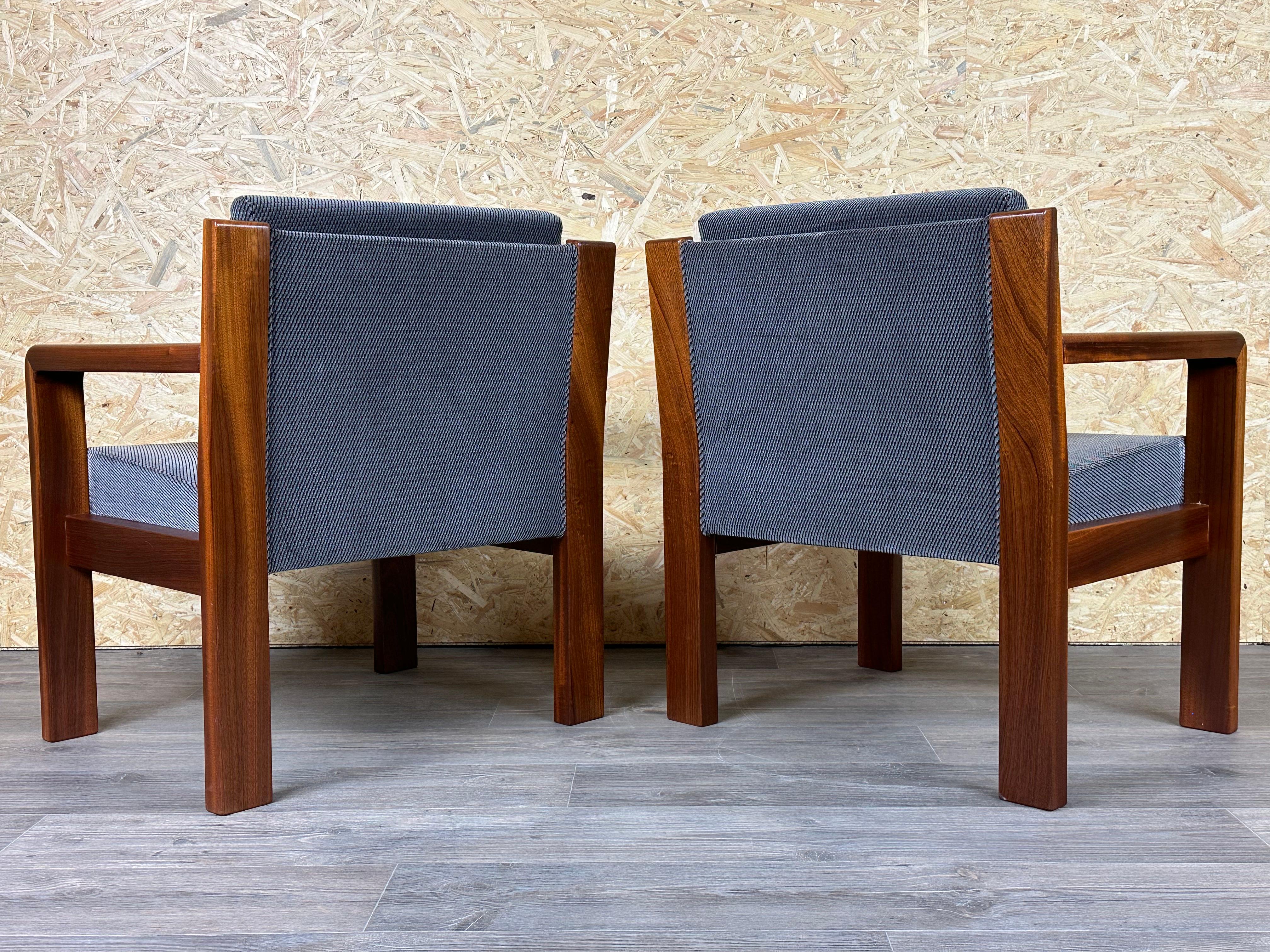 2x 60s 70s Teck Easy Chair Lounge Chairs Danish Modern Design en vente 6