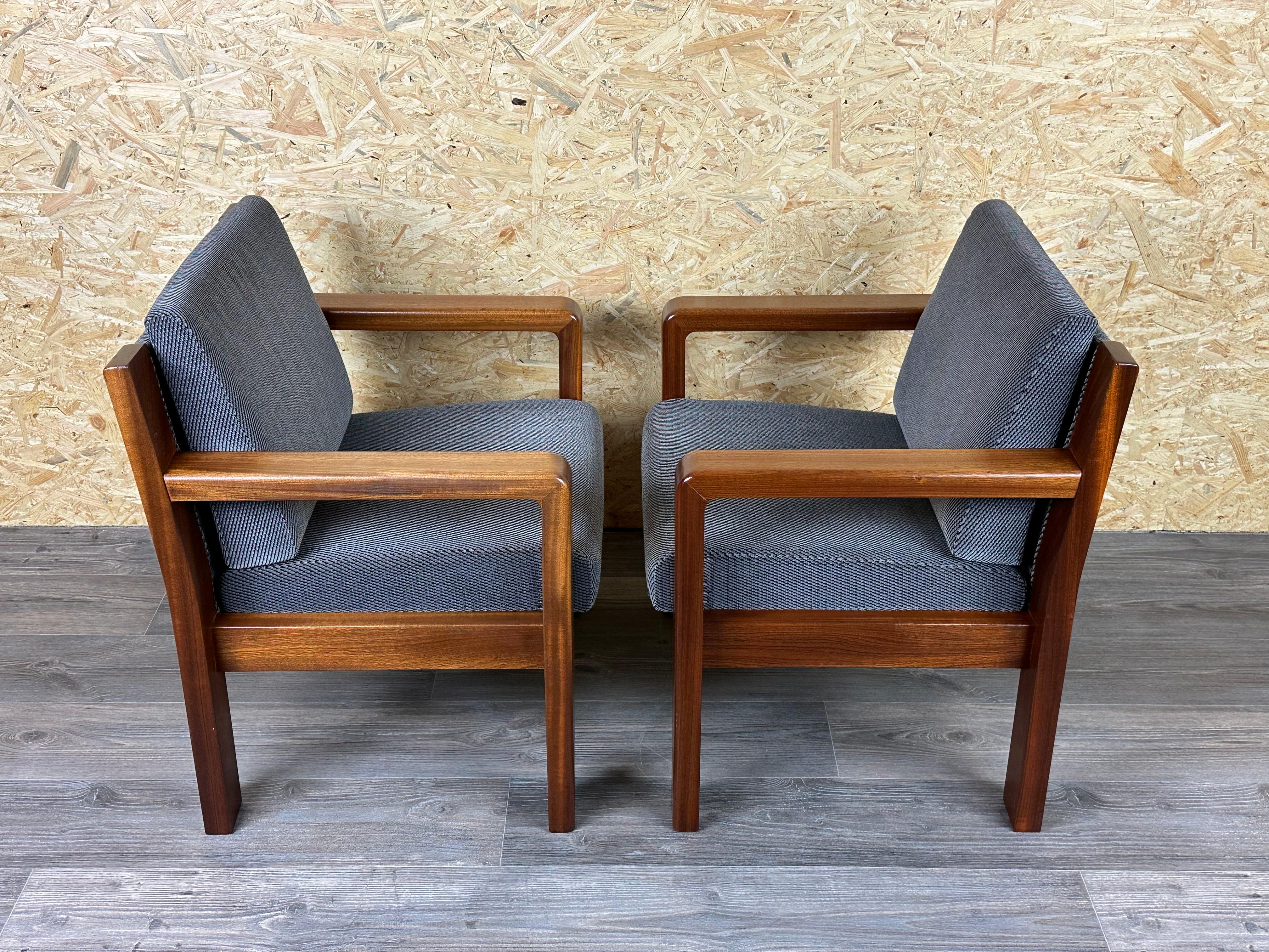 2x 60s 70s Teck Easy Chair Lounge Chairs Danish Modern Design en vente 9