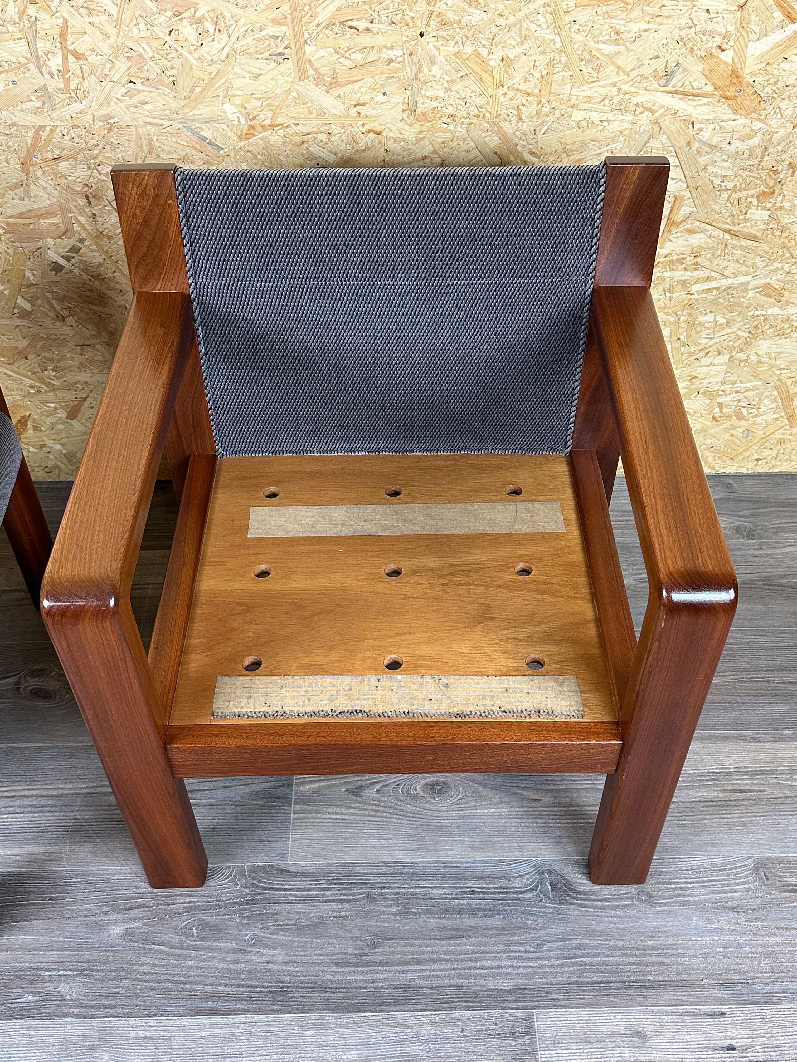 2x 60s 70s Teck Easy Chair Lounge Chairs Danish Modern Design en vente 12