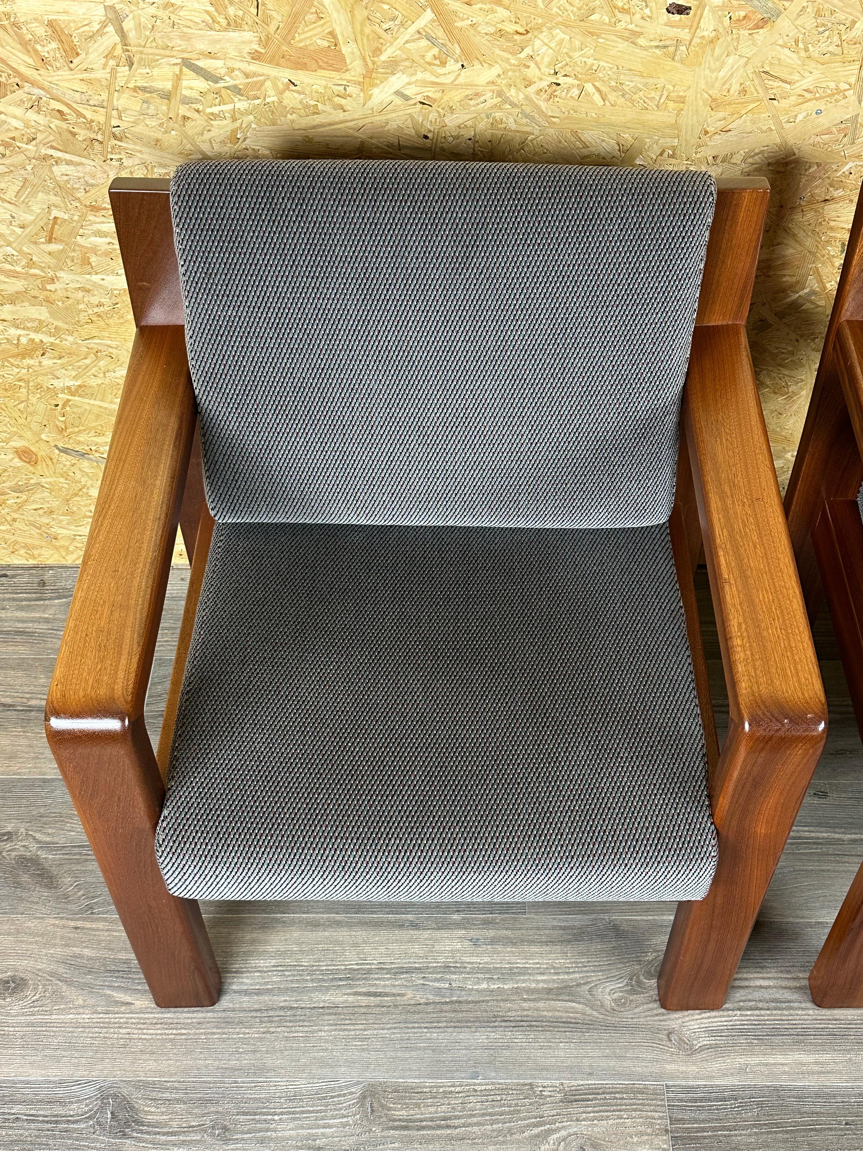 2x 60s 70s Teck Easy Chair Lounge Chairs Danish Modern Design Bon état - En vente à Neuenkirchen, NI
