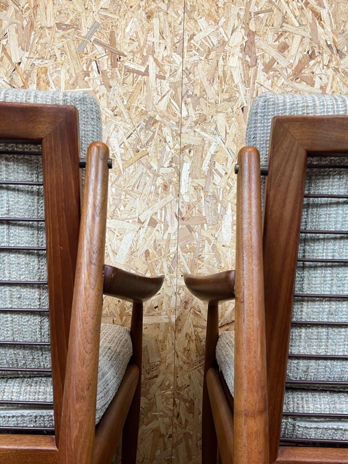 2x 60s 70s Teak Easy Chair Svend Aage Eriksen for Glostrup Design For Sale 11