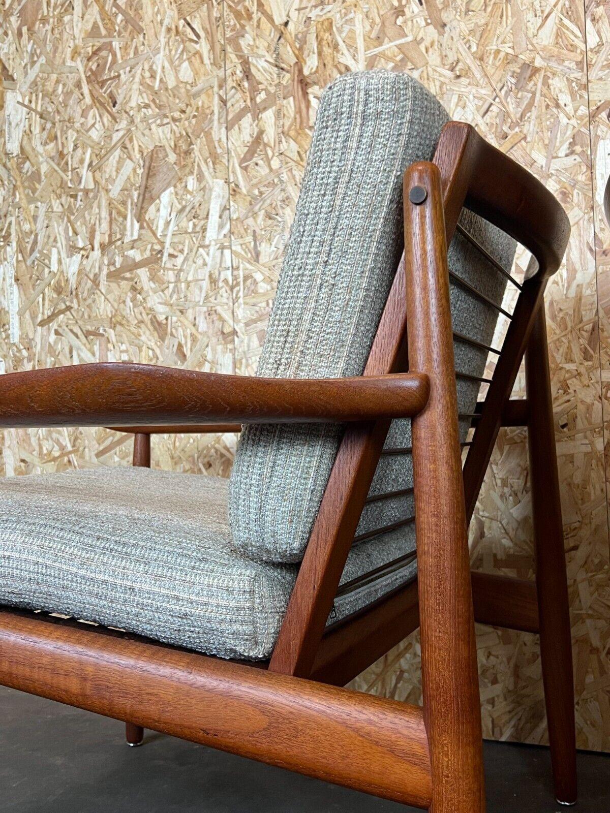 2x 60s 70s Teak Easy Chair Svend Aage Eriksen for Glostrup Design For Sale 14