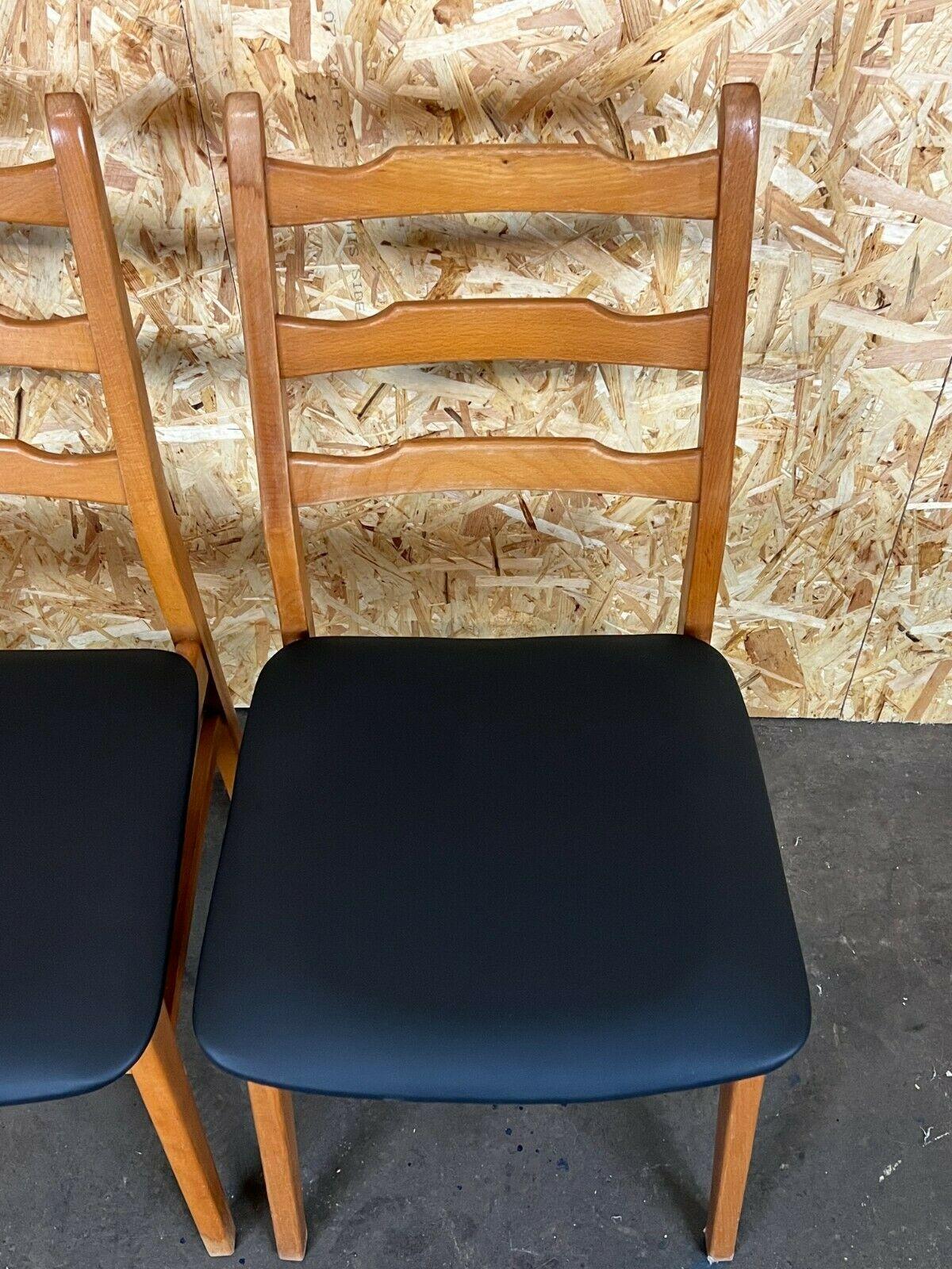 Late 20th Century 2x 70s Chairs Dining Chair Danish Upholstered Chair Mid Century Design For Sale