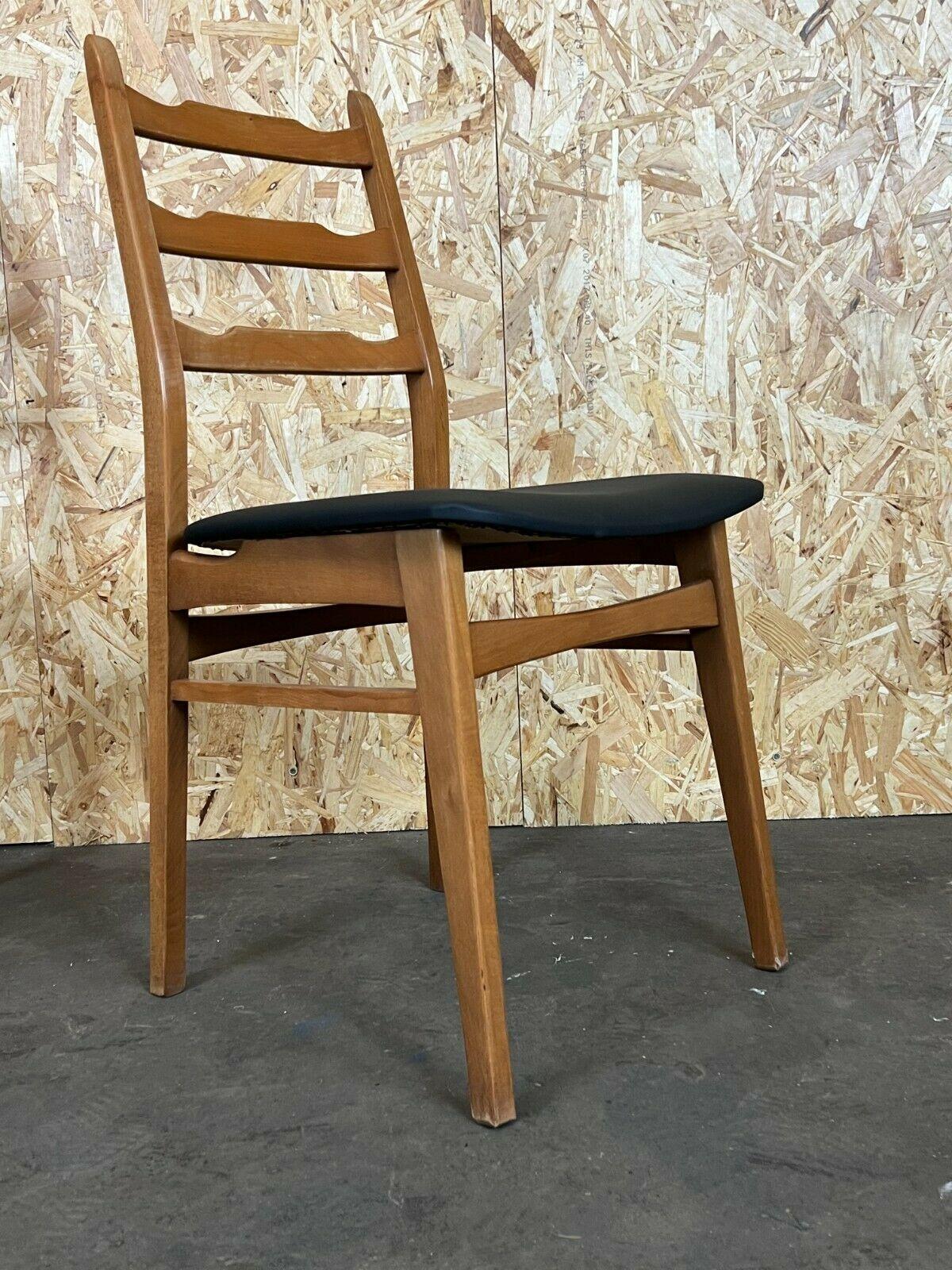 Faux Leather 2x 70s Chairs Dining Chair Danish Upholstered Chair Mid Century Design For Sale