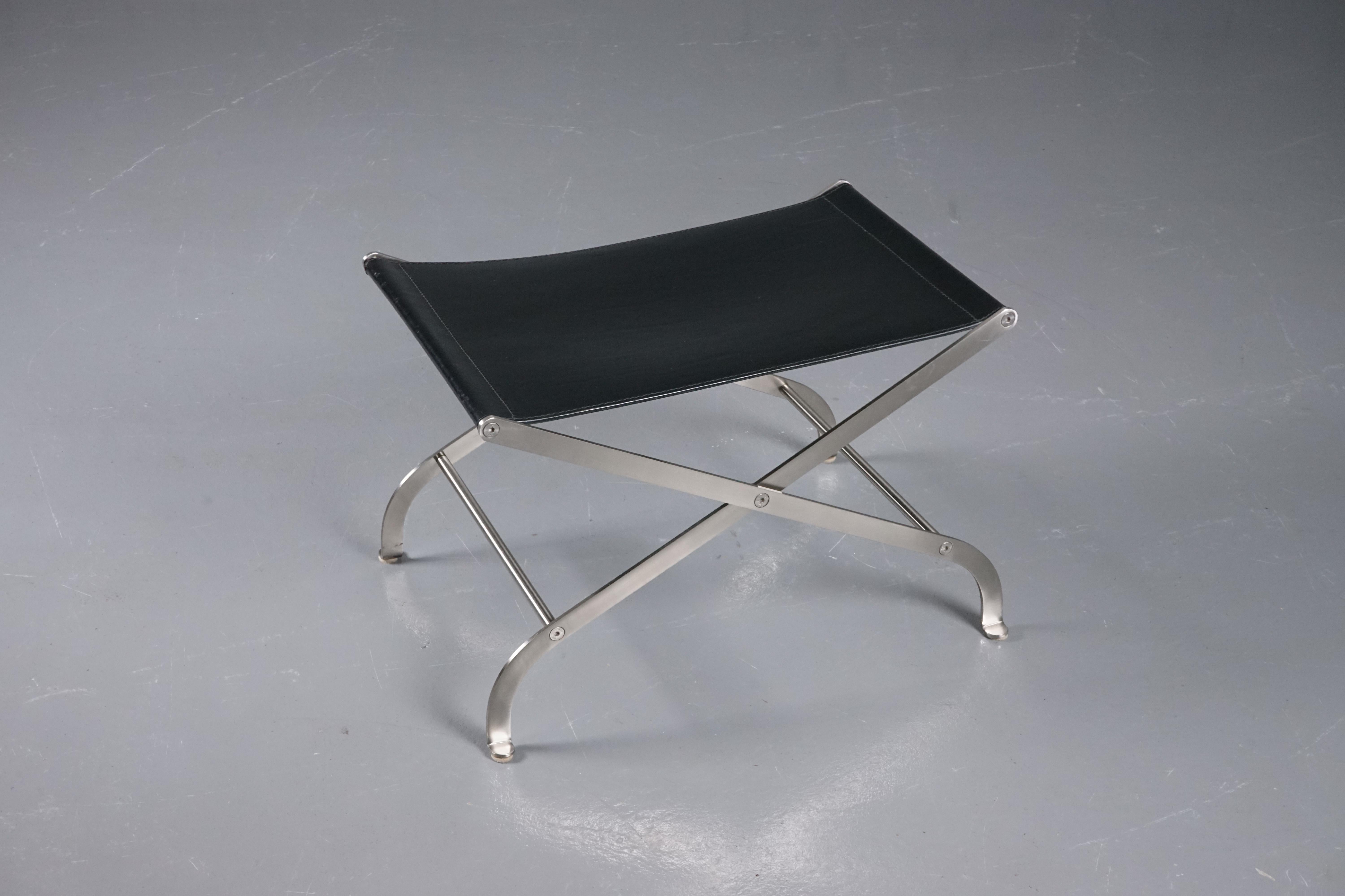 2x Armchair and 1x Stool Modell Carlotta by Antonio Citterio for Flexform, 1990s For Sale 6