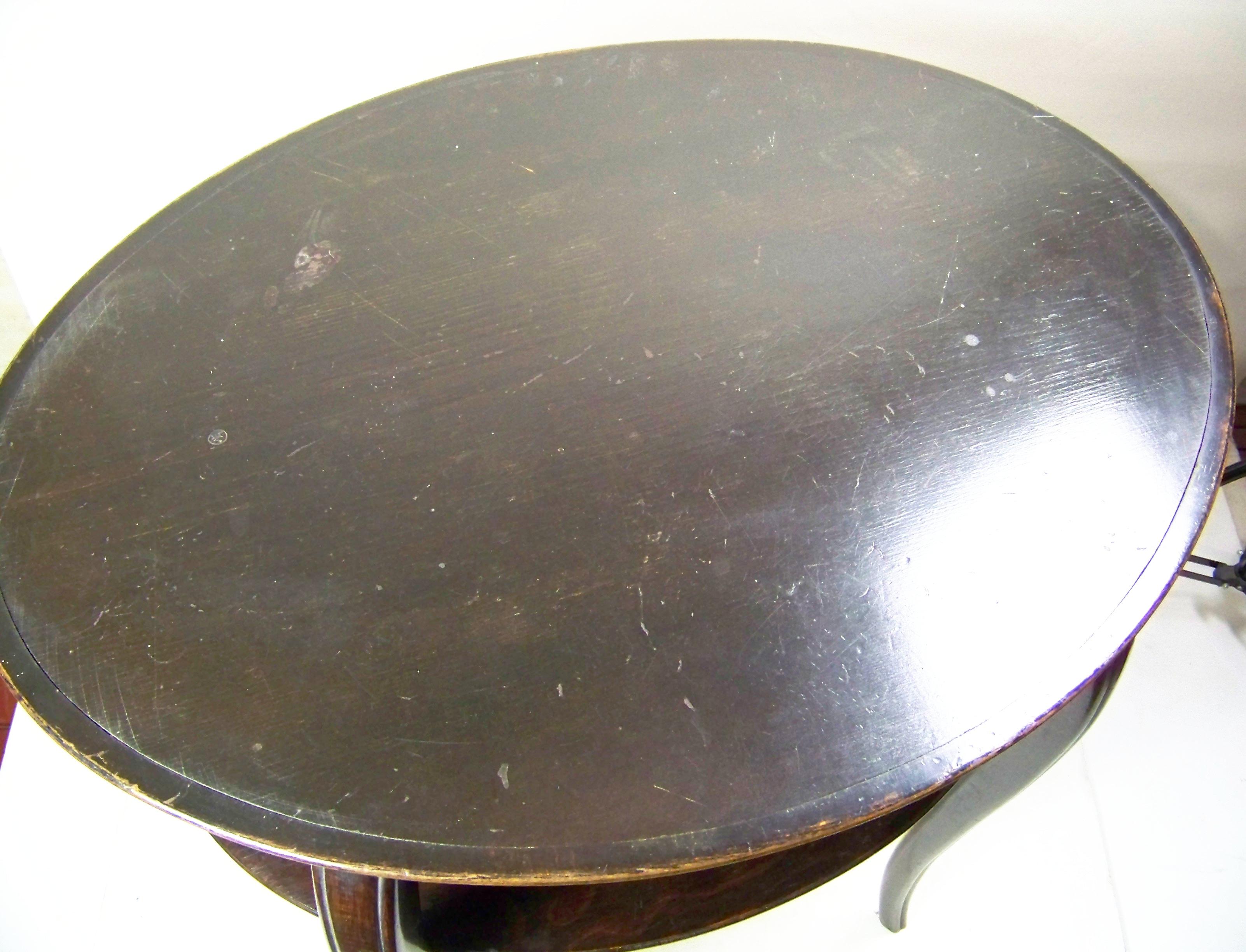 2x Poltrone Thonet Nr.562 di Gustav Siegel, tavolo Thonet Nr.178 in vendita 11