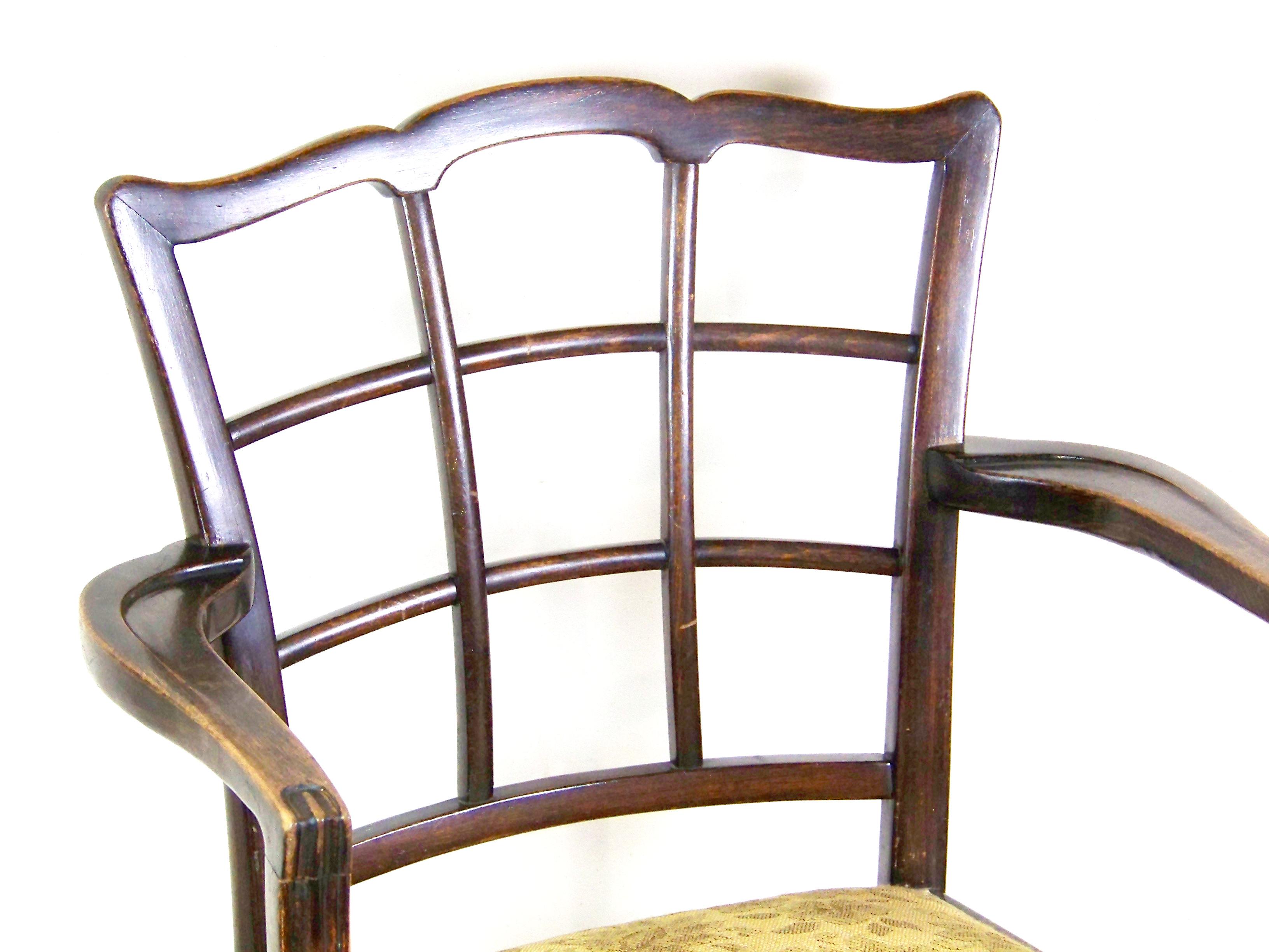 Art Déco 2x Poltrone Thonet Nr.562 di Gustav Siegel, tavolo Thonet Nr.178 in vendita