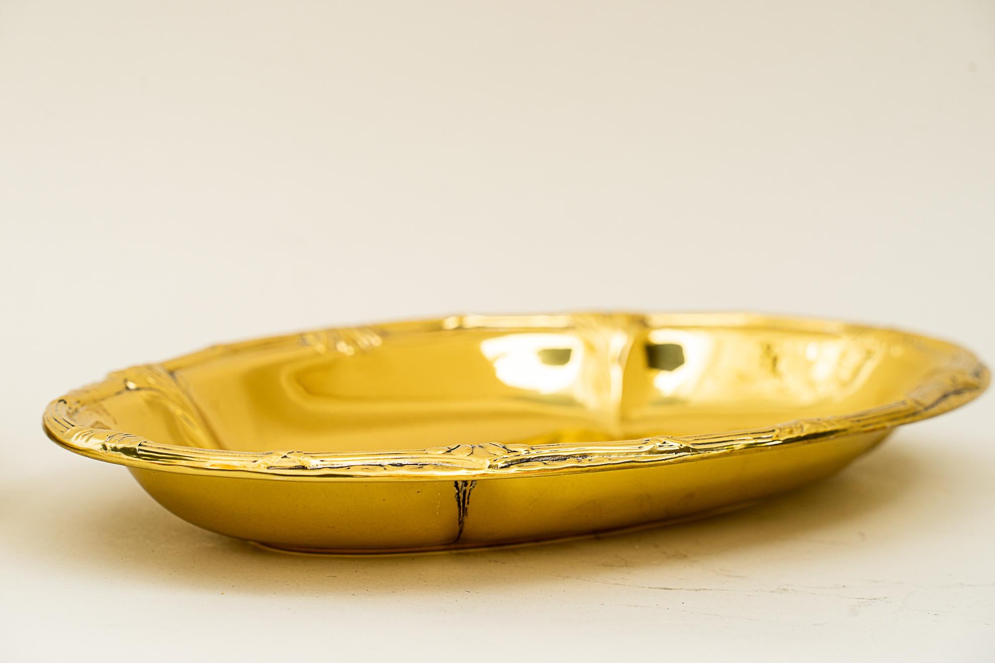 2x Art Deco fruit bowl, Vienna, circa 1920s
Polished and stove enamelled.
 