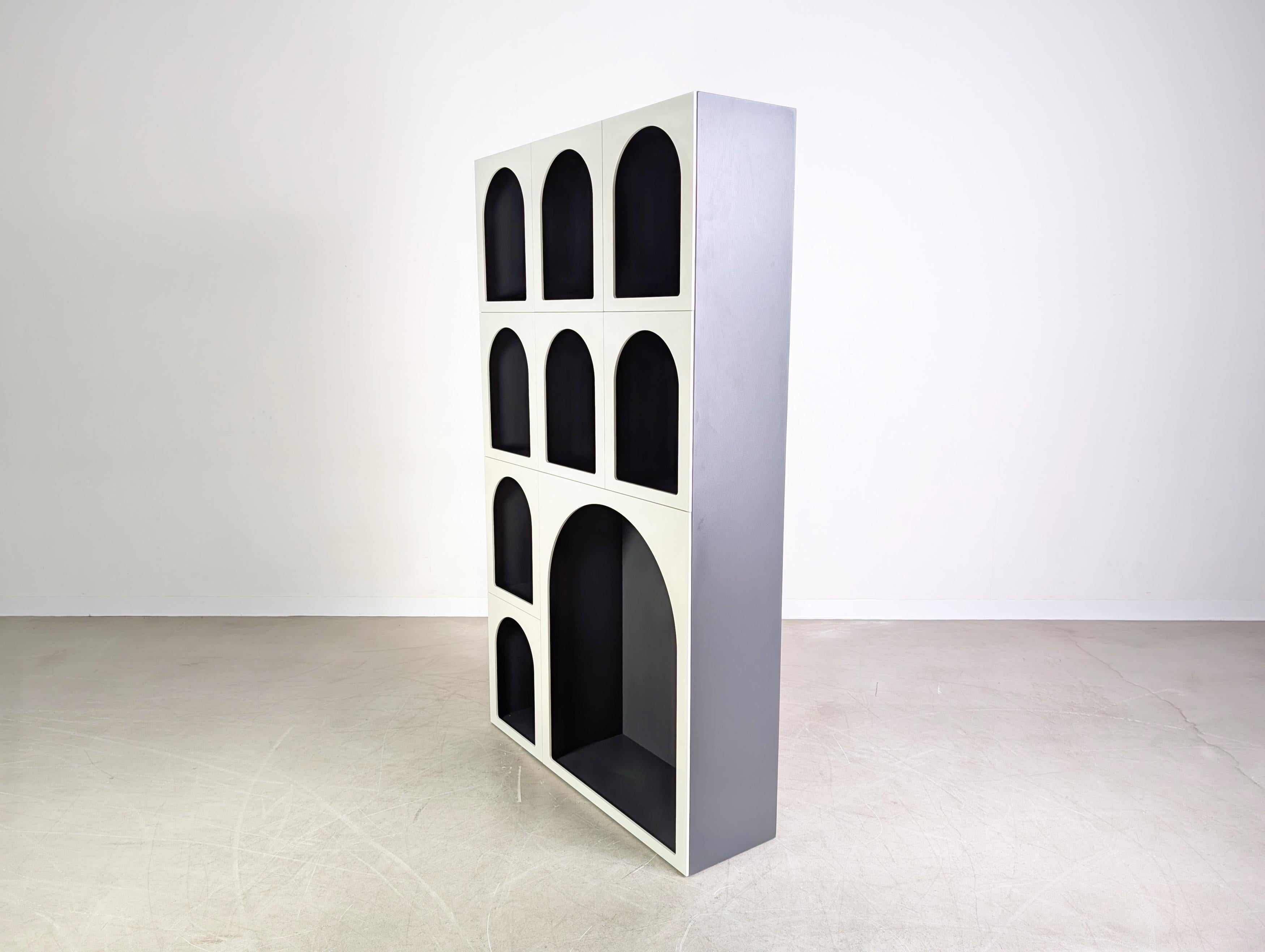 Legno 2x Bonaldo Cabinet de Curiosité Regal Bücherregal Fabrice Berrux in vendita