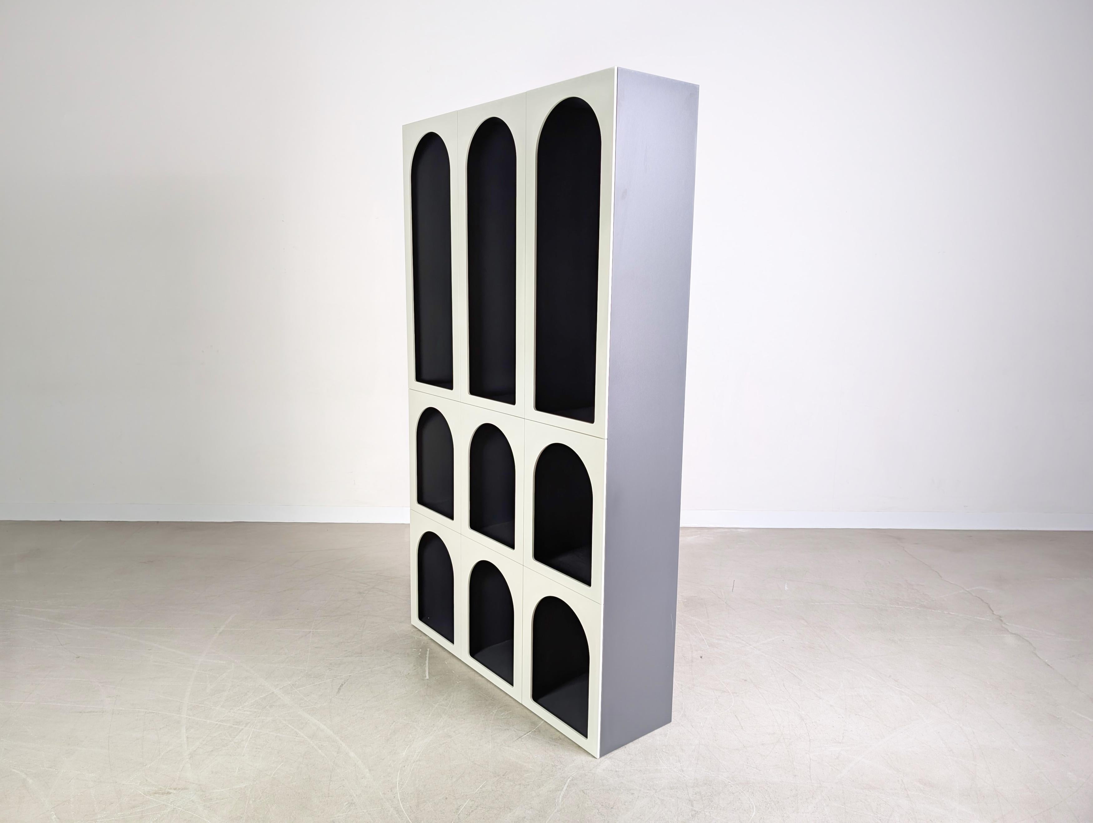 Postmoderno 2x Bonaldo Cabinet de Curiosité Regal Bücherregal Fabrice Berrux2 in vendita