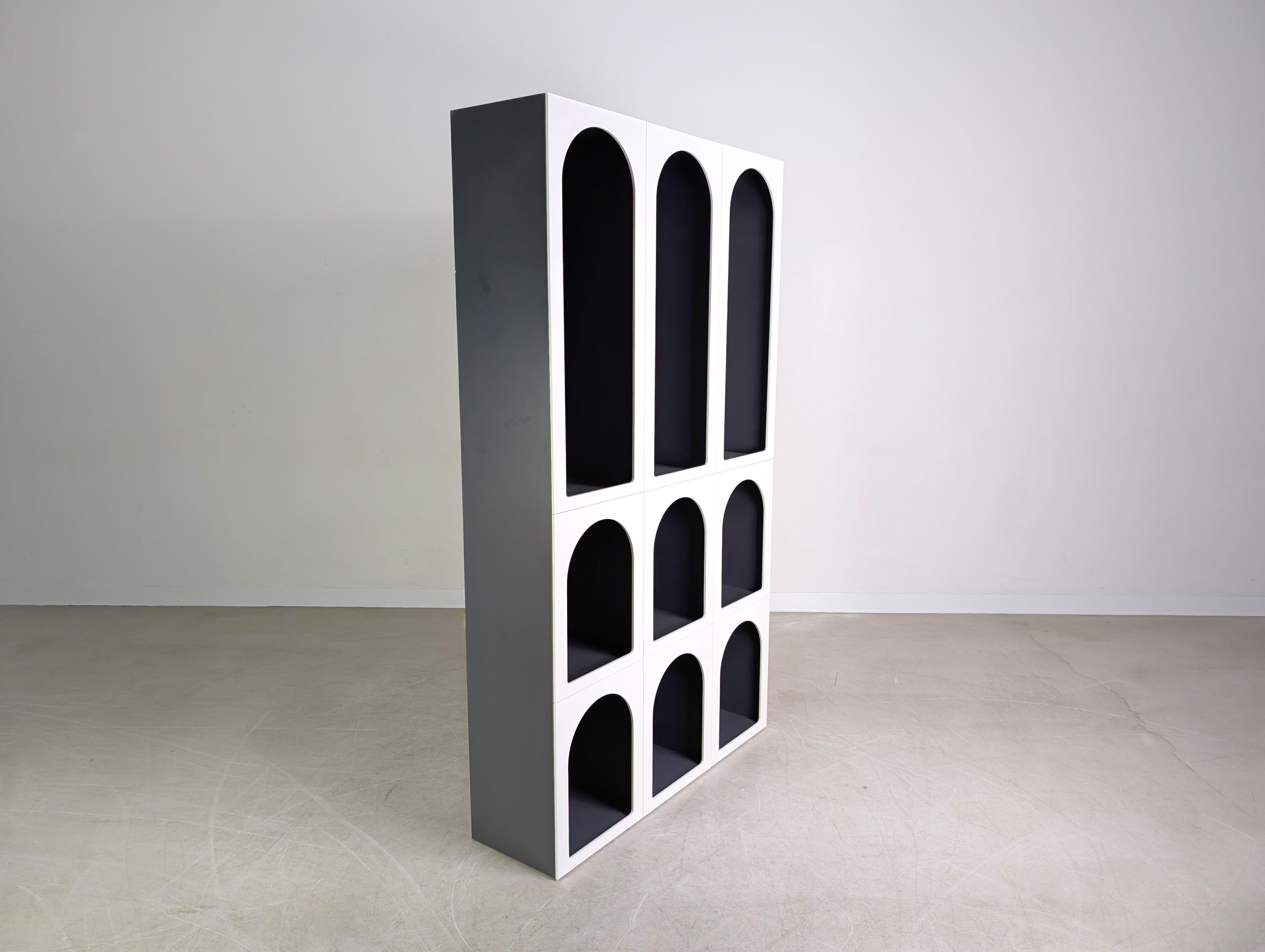 Italiano 2x Bonaldo Cabinet de Curiosité Regal Bücherregal Fabrice Berrux2 in vendita